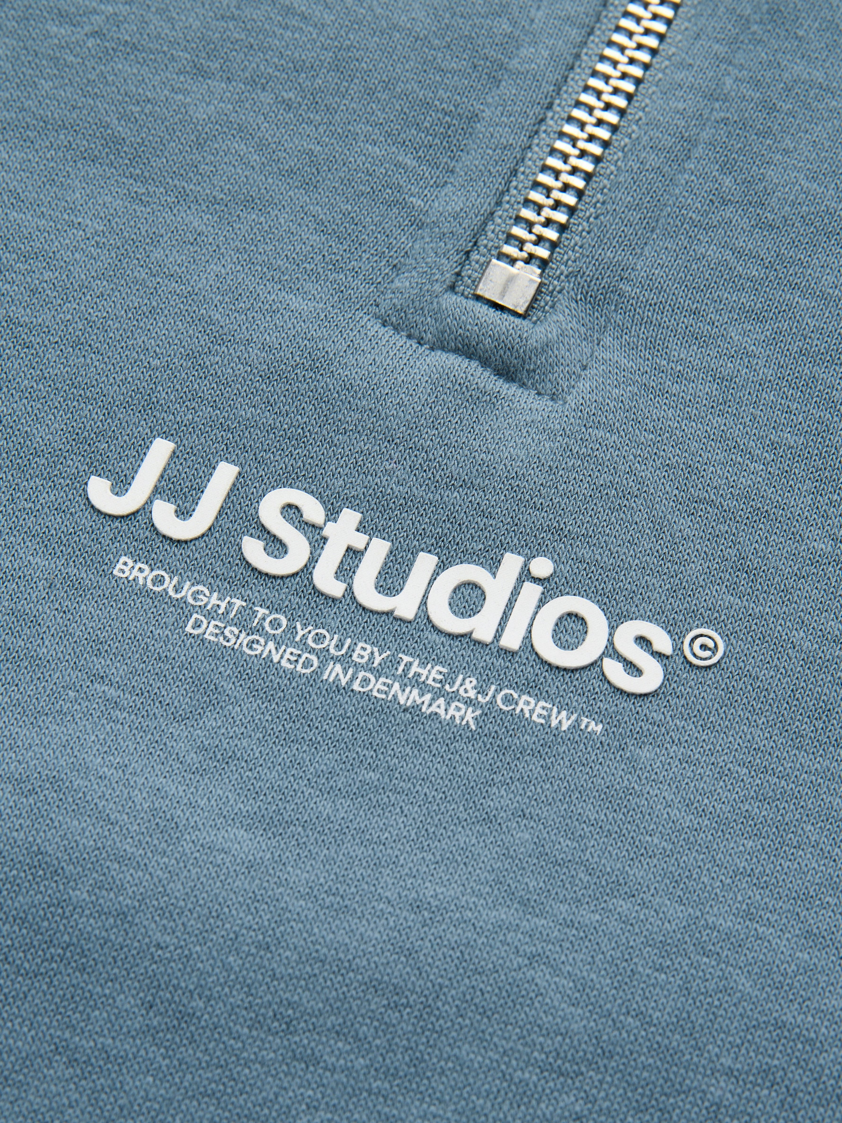 Jack & Jones Sweatshirt JJESOHO SWEAT QUARTER ZIP HN NOOS Baumwollmischung, relaxed fit