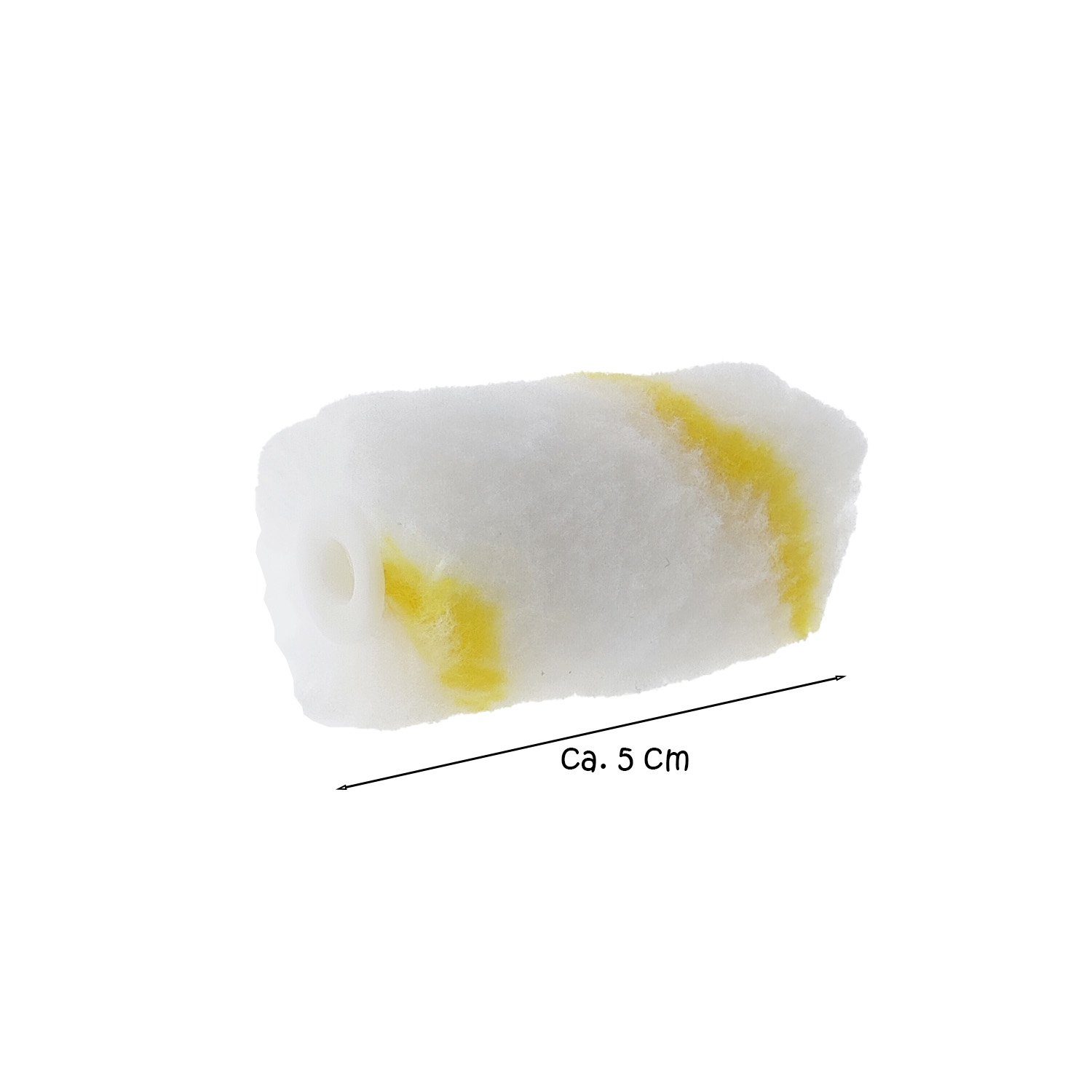 varivendo Farbwalze Malerwalze Gelbfaden 50mm, 10 Stück, gelb (Set, 10-St., Gelbfaden Farbrollen), Farbroller Farbwalze Streichrolle Malerrolle Gelbfaden Heizkörperwalze