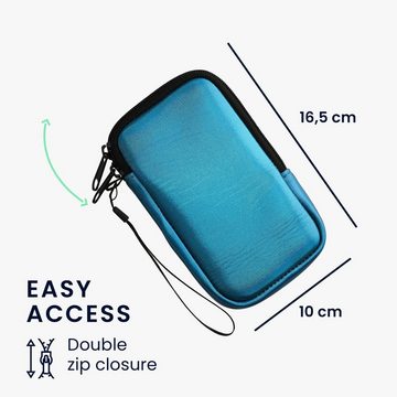 kwmobile Handyhülle Handytasche für Smartphones M - 5,5", Neopren Handy Hülle - Handy Tasche Sleeve Pouch