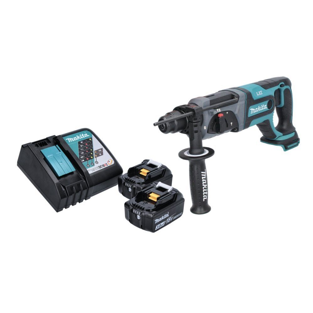 Makita Akku-Bohrhammer DHR 241 RF Akku Bohrhammer 18 V 2,0 J SDS plus + 2x Akku 3,0 Ah