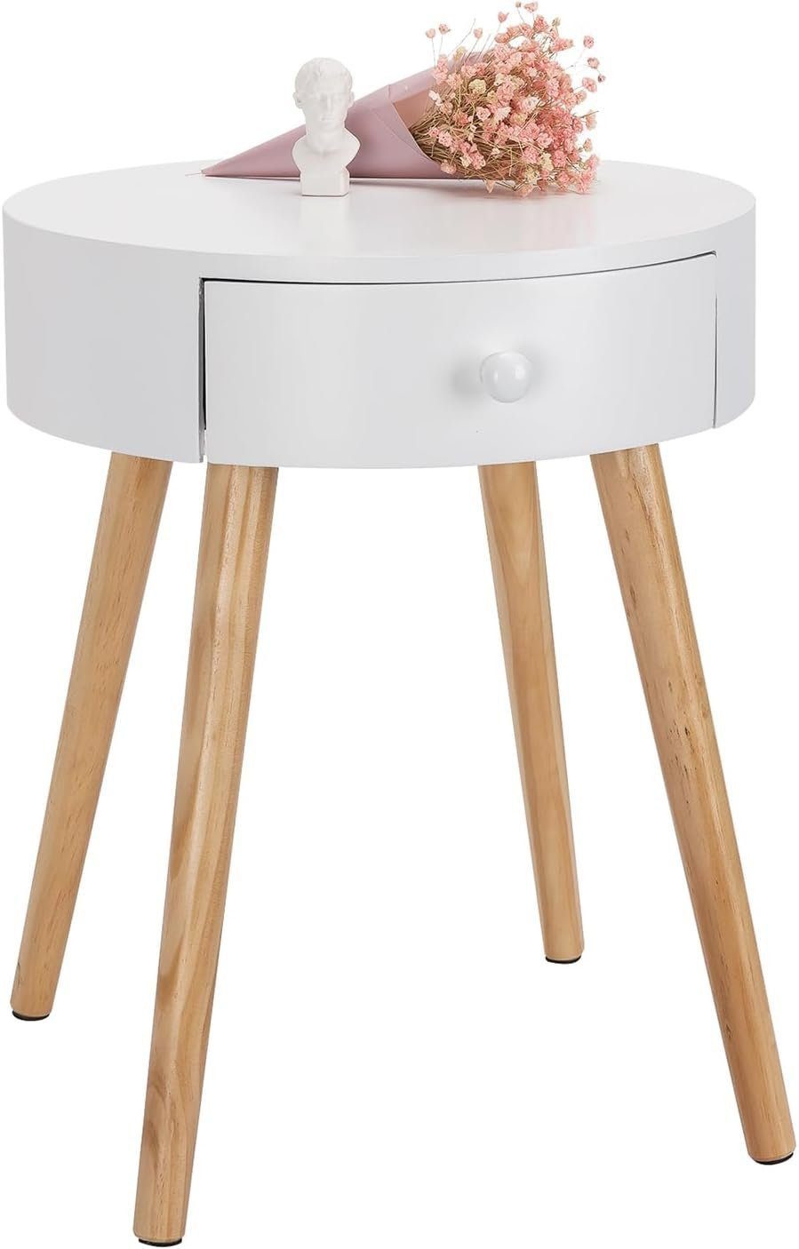 Woltu Nachttisch (1-St), Beistelltisch Nachttisch mit Schublade 38x38x48cm günstig online kaufen