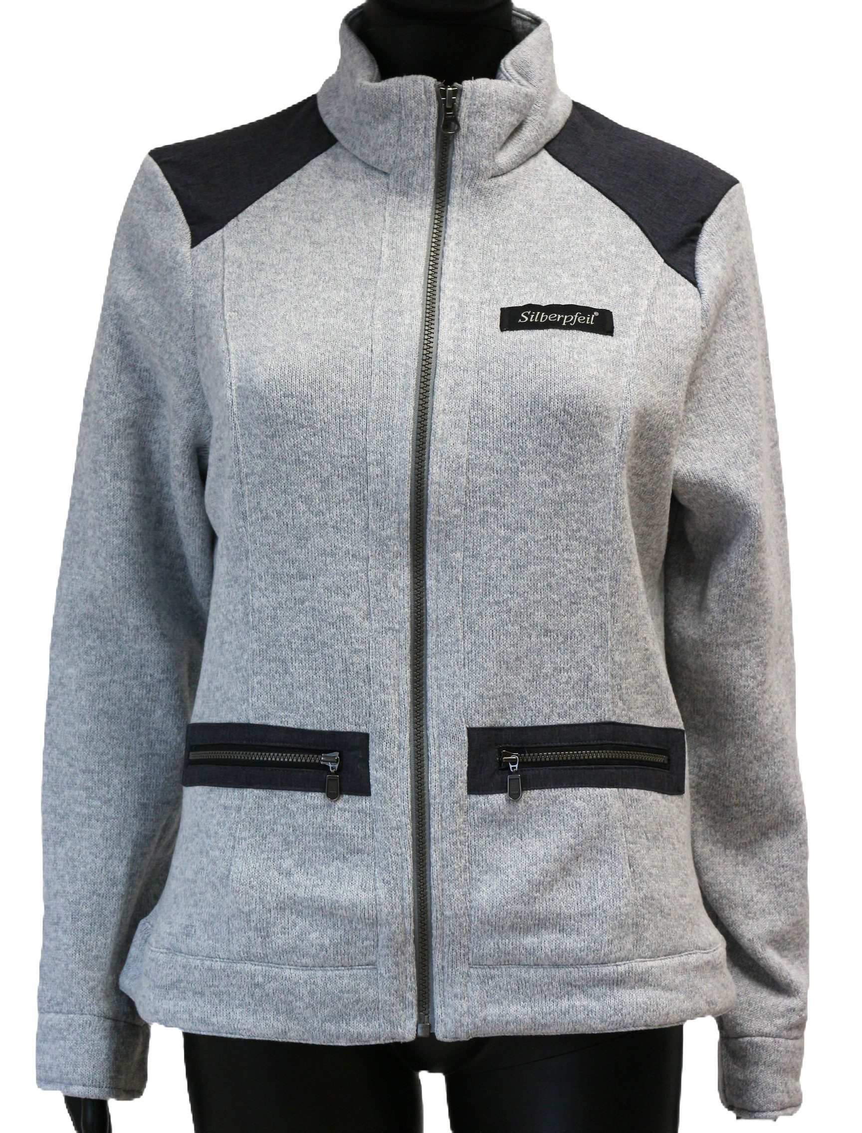 Silberpfeil Strickjacke Leichte und Moderne Damenstrickjacke aus hochwertig günstig online kaufen