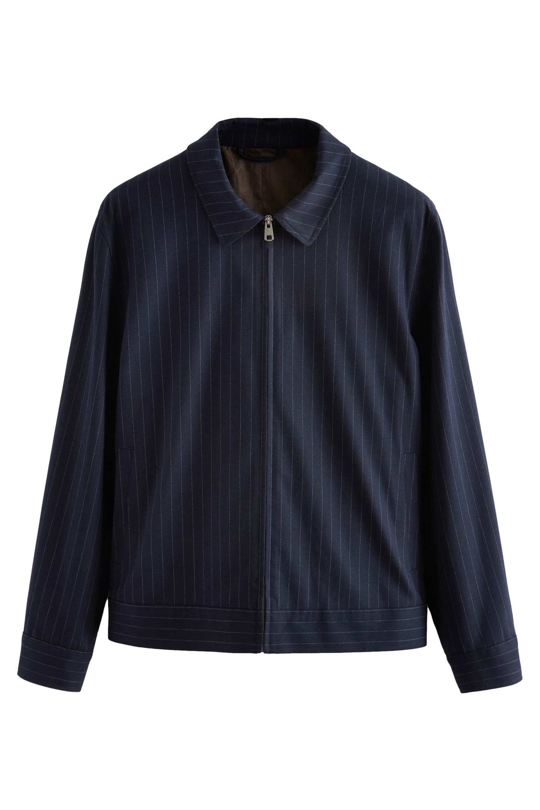 Next Hemdjacke Gestreifte, formelle Hemdjacke (1-St)