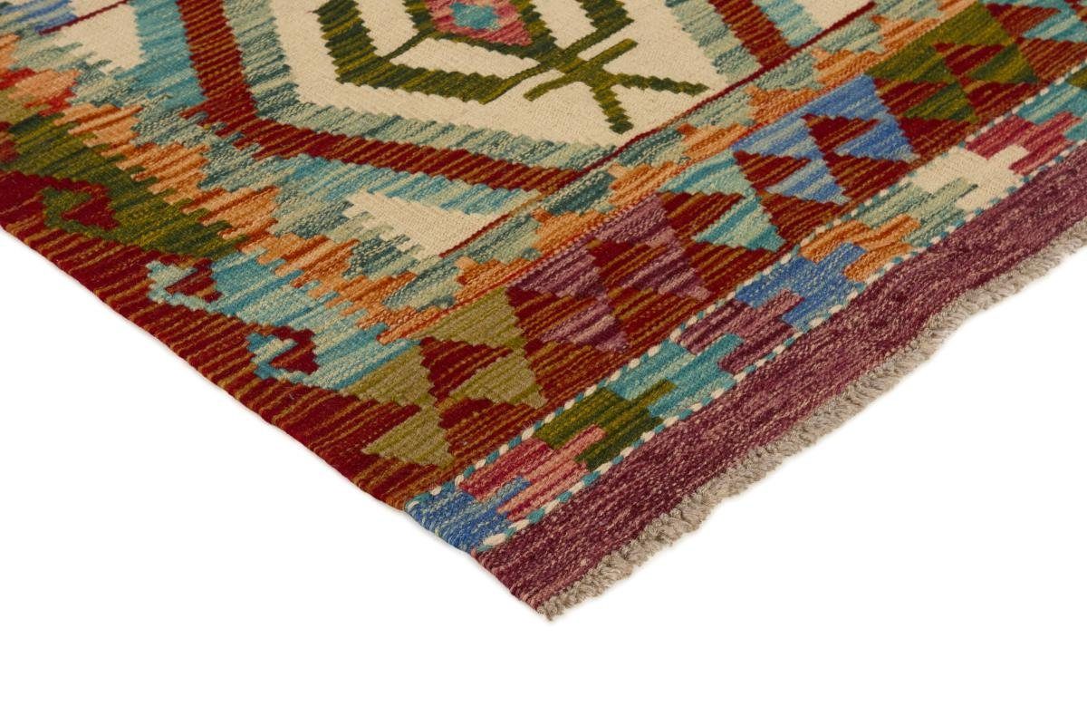 Afghan Läufer, Orientteppich Orientteppich Trading, rechteckig, Nain mm 3 Höhe: Handgewebter Kelim 73x198