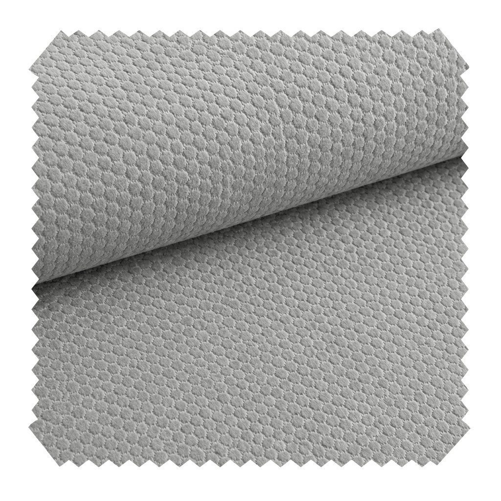 novely® Stoff MAKAO Abverkauf, Leichter Velours-Möbelstoff Feine Wabenprägung 1lfm, Strapazierfähig, Kuschelweich, Meterware, 1lfm