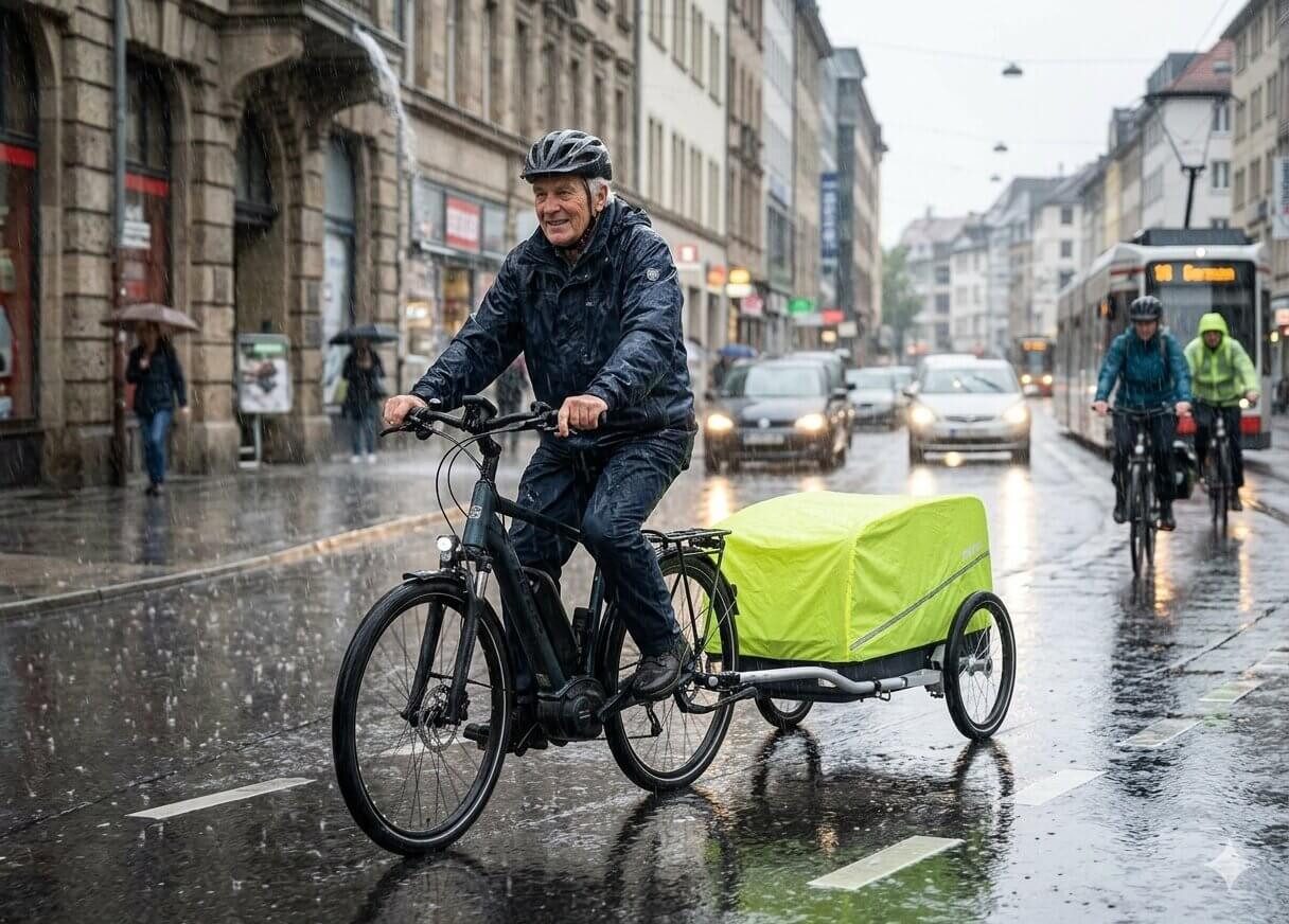 Croozer Fahrradlastenanhänger Regenverdeck für Croozer Cargo Pakko / Tuure