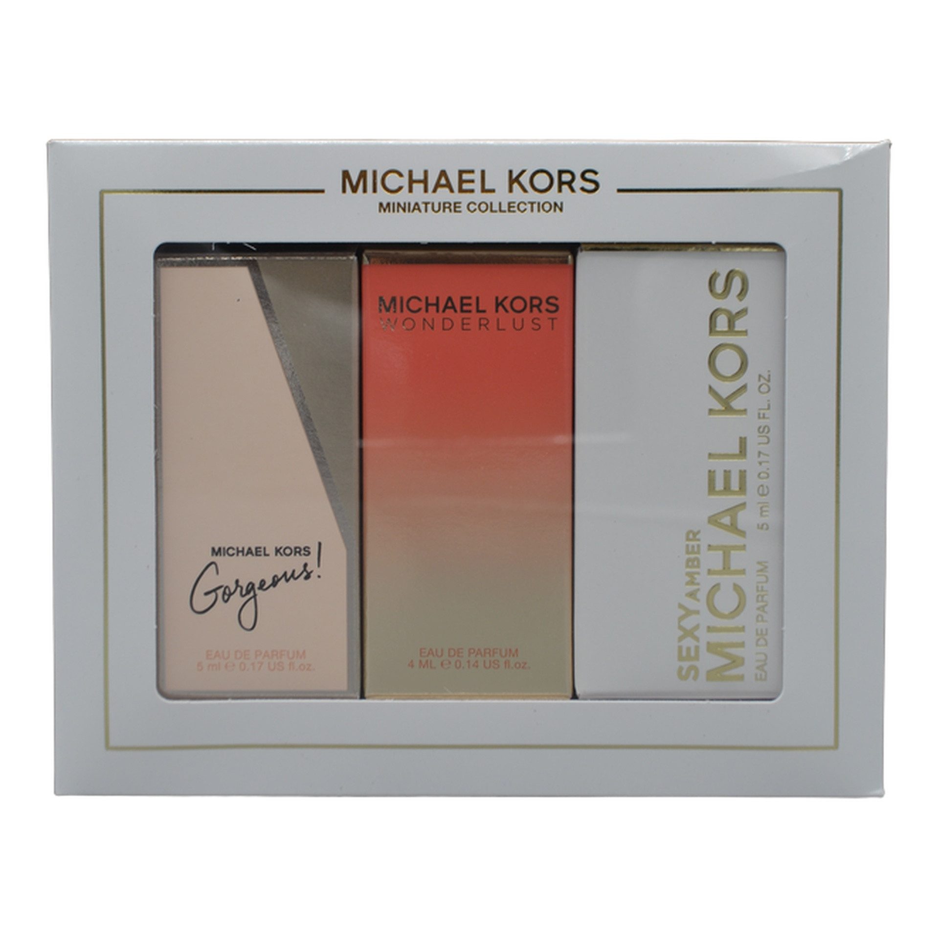 MICHAEL KORS Duft-Set Michael Kors Gorgeous 5ml / Wonderlust 4ml / Sexy Amber 5ml 14ml