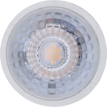 Oktaplex lighting LED-Leuchtmittel 3er Set LED Module 50mm GU10 / MR16 geeignet 4,8W 380 Lumen, 230V, 3 St., warmweiß, 2700K - Einbaustrahler kompatibel