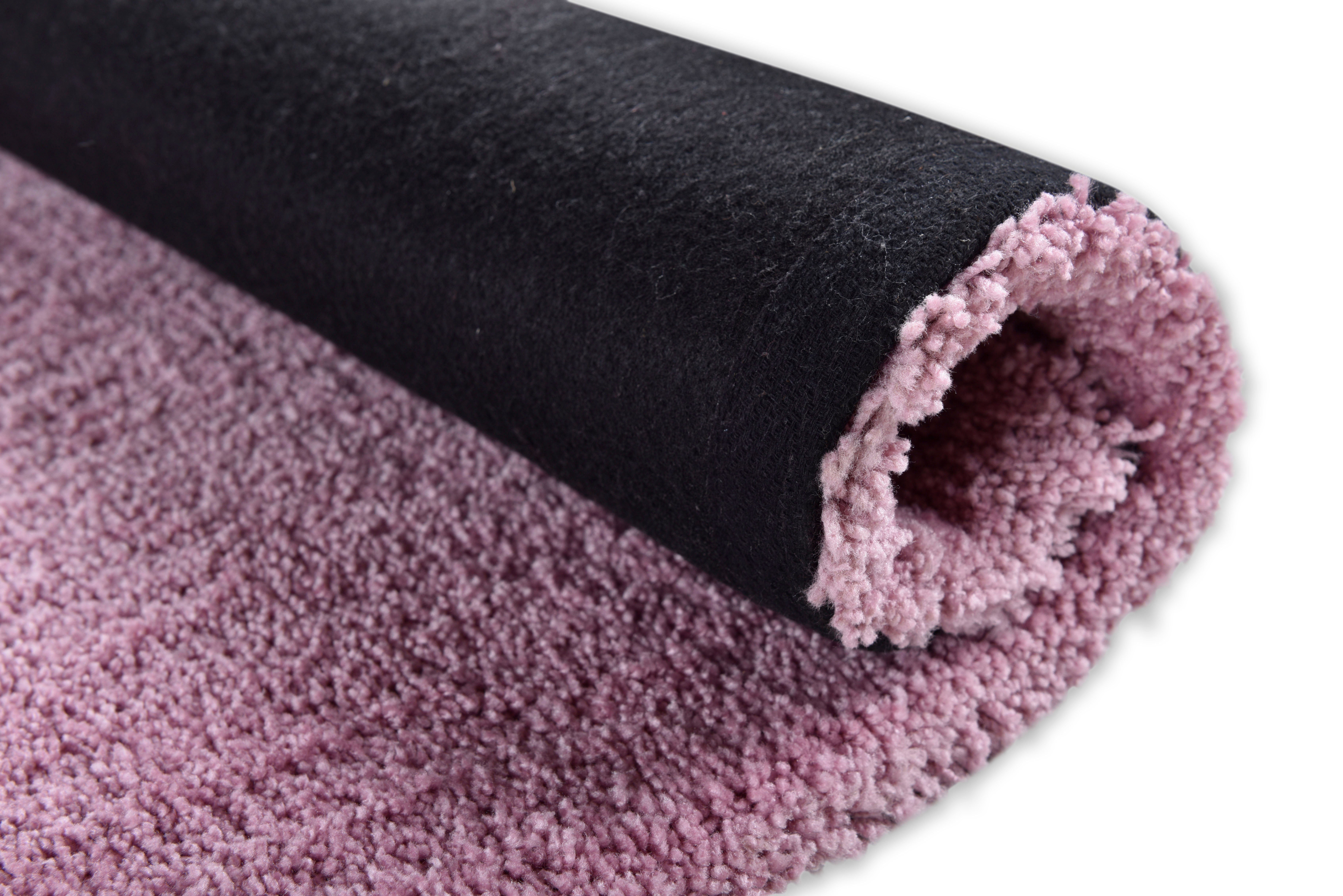 TOM TAILOR HOME Hochflor-Teppich Shaggy Teppich Cozy, rechteckig, Höhe: 25 mm, Uni Farben, auch in Pastell Farben, weich & kuschelig
