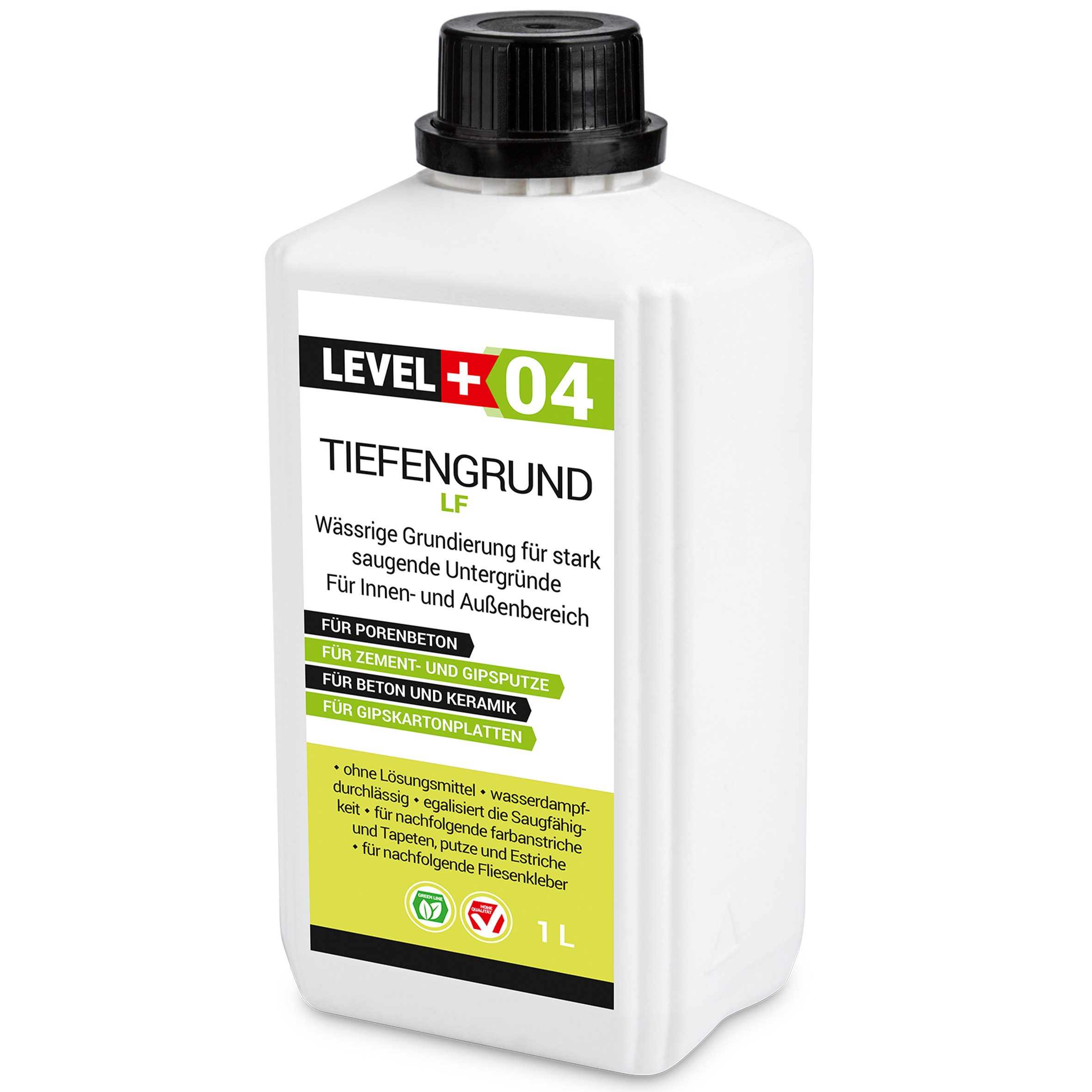 Level+ Tiefengrund LEVEL+ Universal Grundierung Acryl Tiefgrund L+04 - 1L