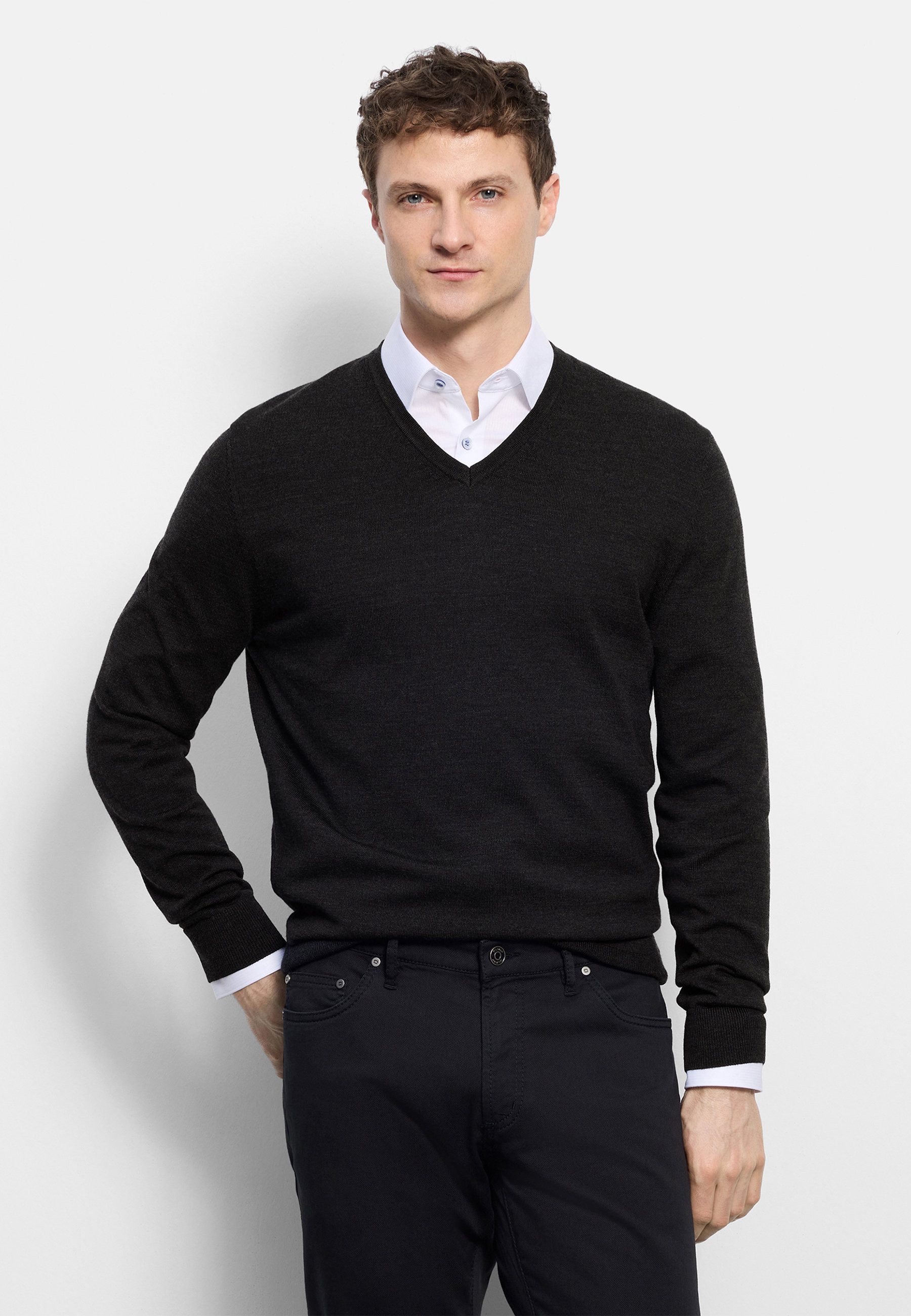 OLYMP Strickpullover OLYMP Casual Strick günstig online kaufen