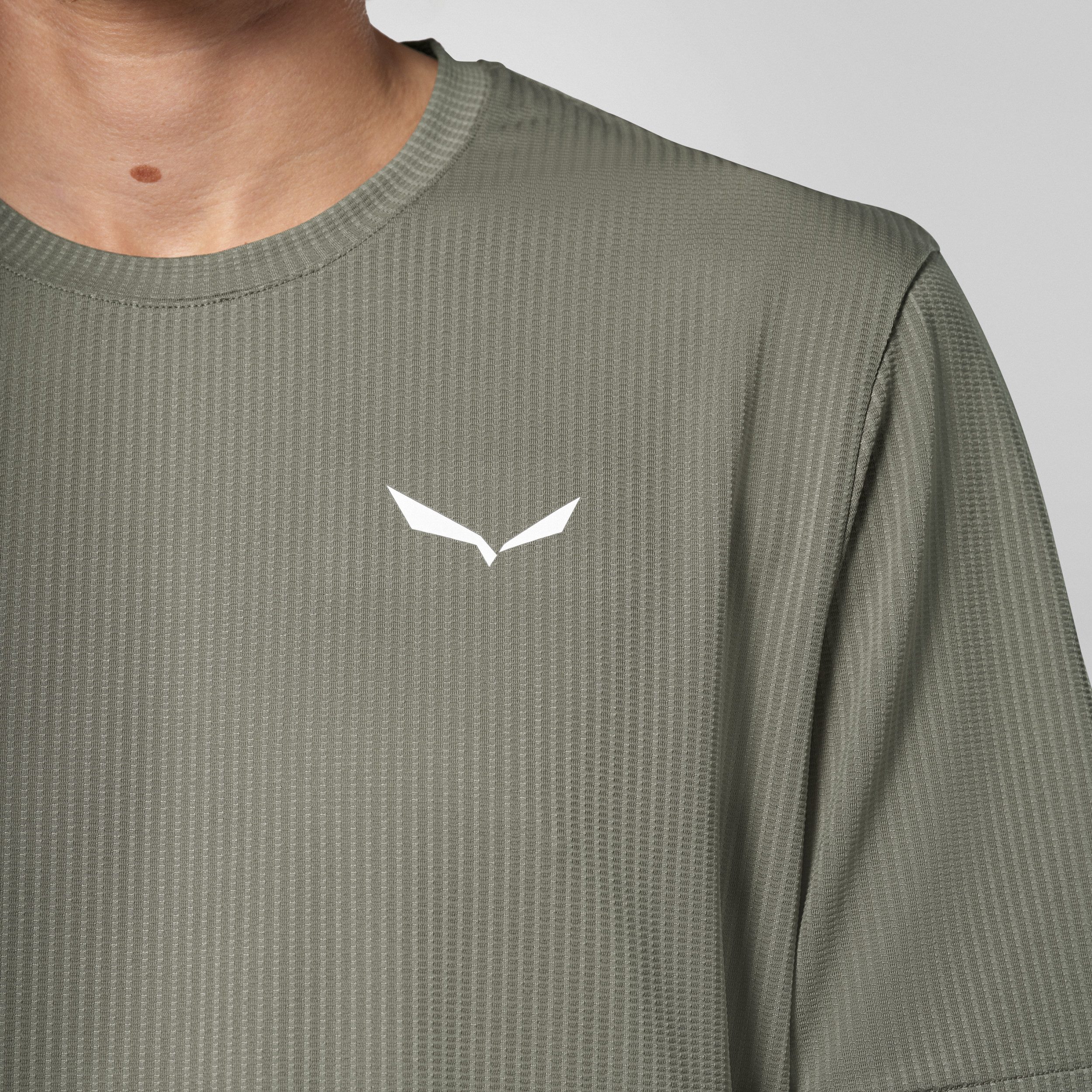 Salewa Funktionsshirt PEDROC DRY LIGHT T-SHIRT M FADED GREEN