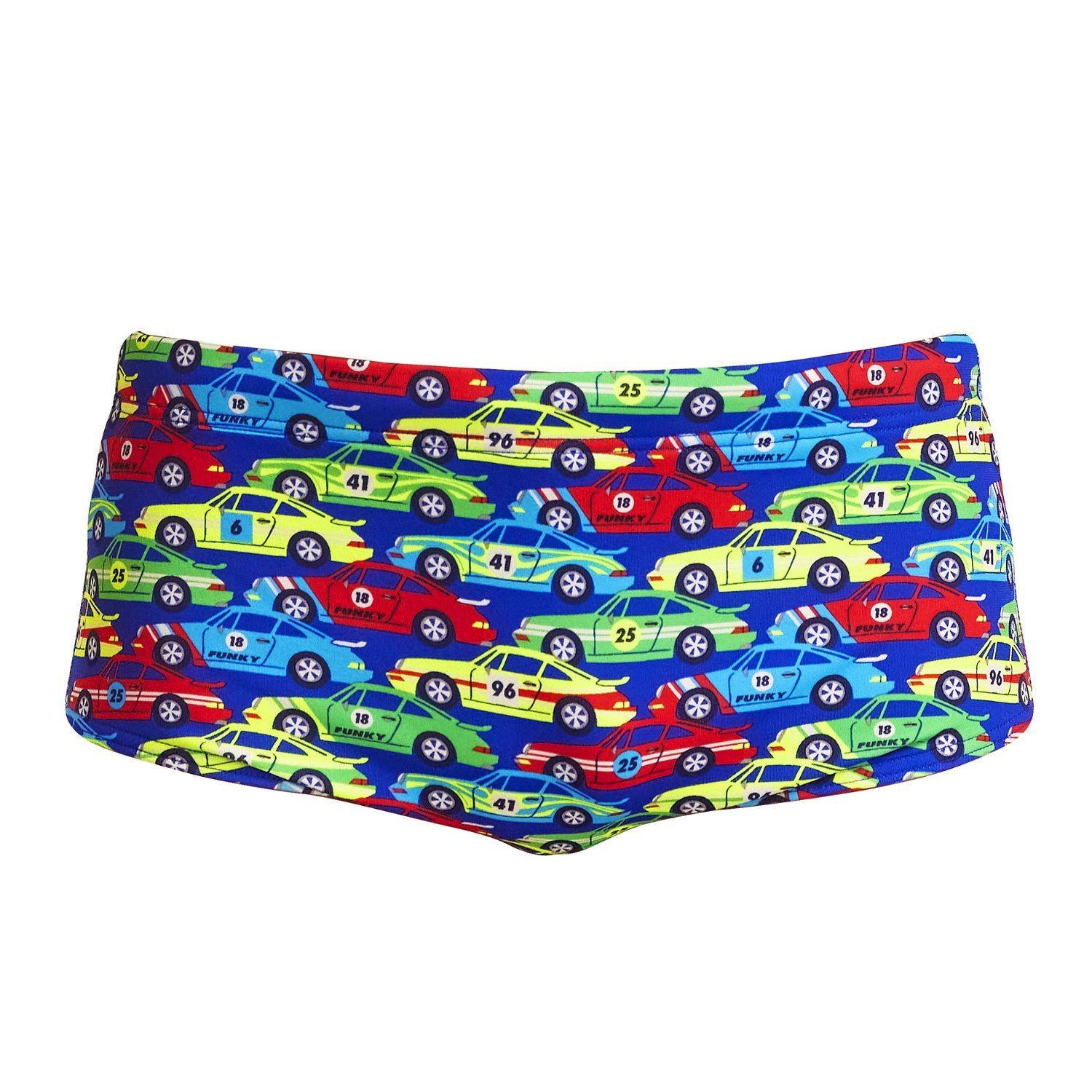 Funky Trunks schnelltrocknend Car Jungen Kinder und Badehose Stacker chlorresistent