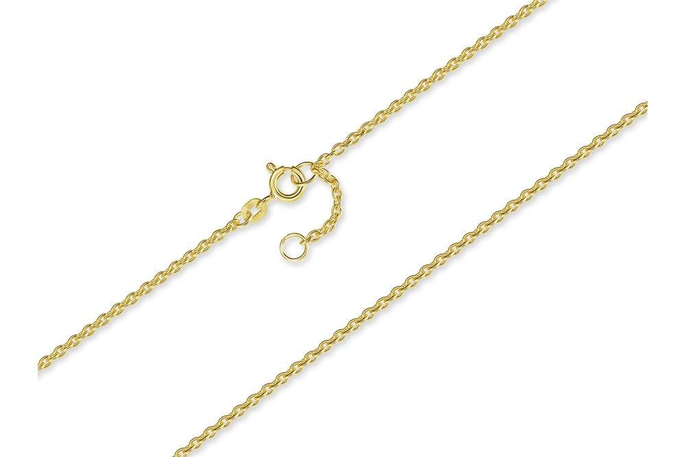 Silberkettenstore Fußkette Fußkette Erbse 1,8mm - echt 585 Gold, Länge wählbar