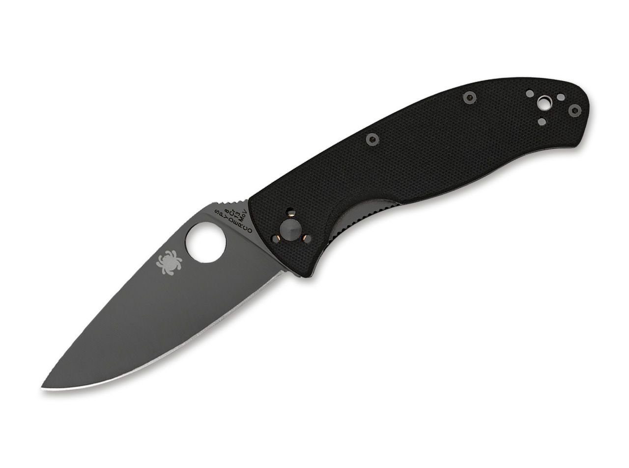 Spyderco Taschenmesser Taschenmesser Tenacious Black Plain