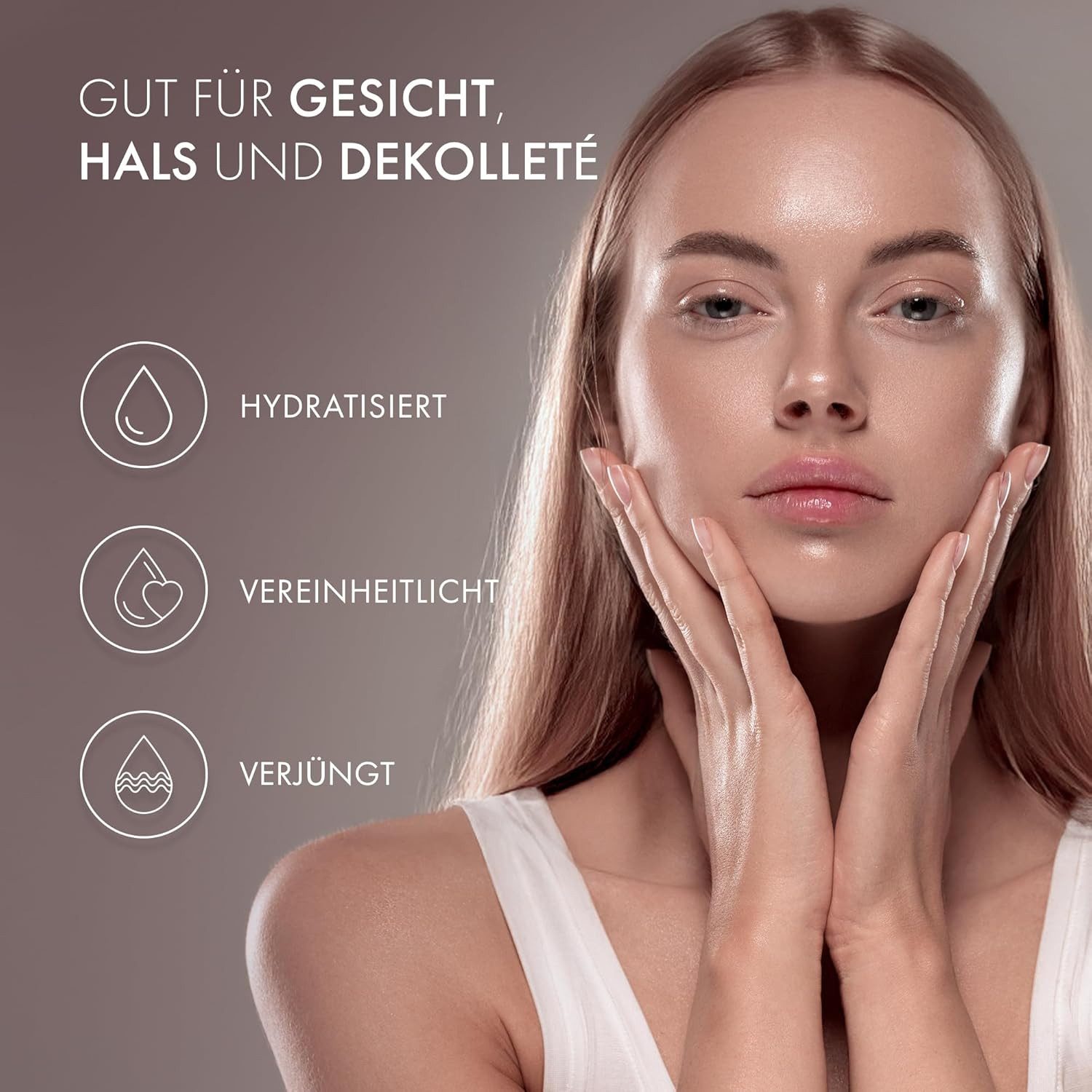 Satin Naturel Gesichtsserum Retinol Bio Serum hochdosiert Für sichtbar glattere, strahlende Haut, Mit Retinol, Hyaluron, Niacinamid & Bio Aloe Vera