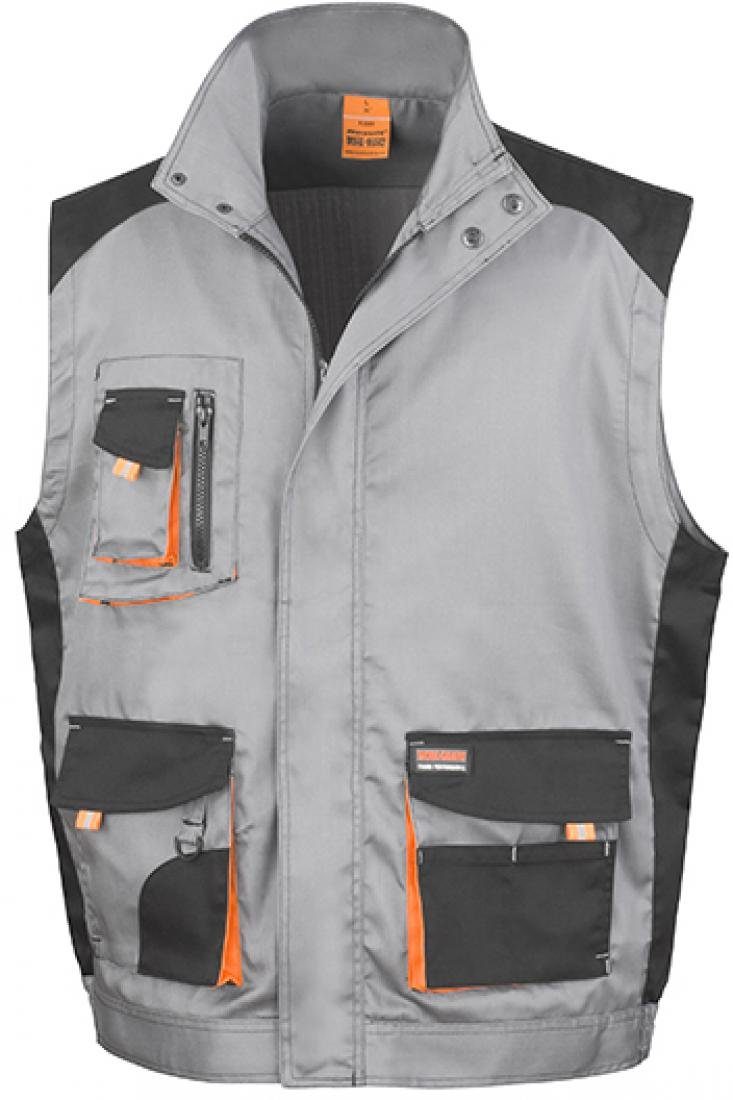 Result Arbeitsjacke Herren Work-Guard Lite Weste / Multifunktionstaschen