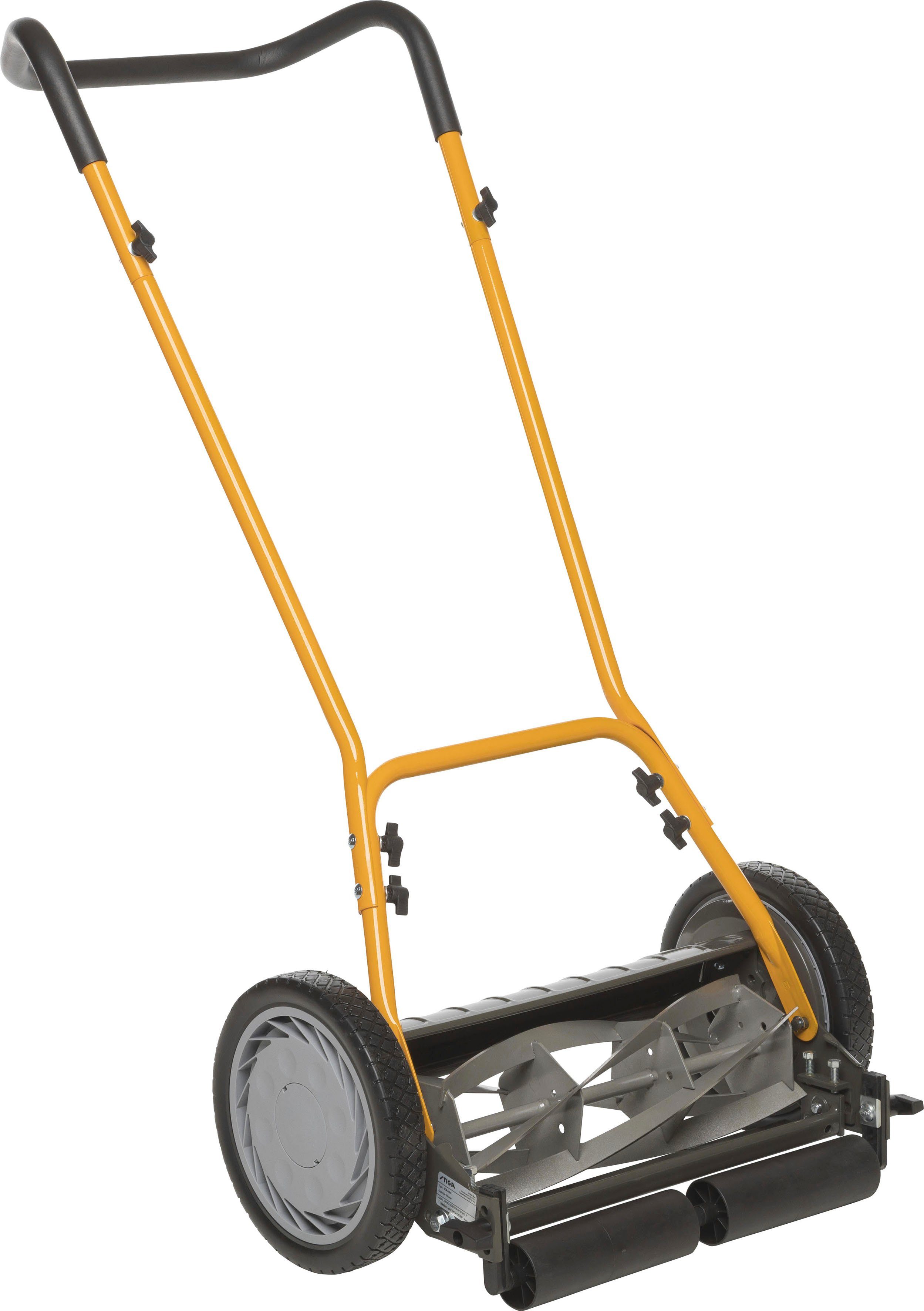STIGA GARDEN Spindelmäher SCM 240 R, 40 cm Schnittbreite, 5 spiralförmige Klingen für einen perfekten Schnitt