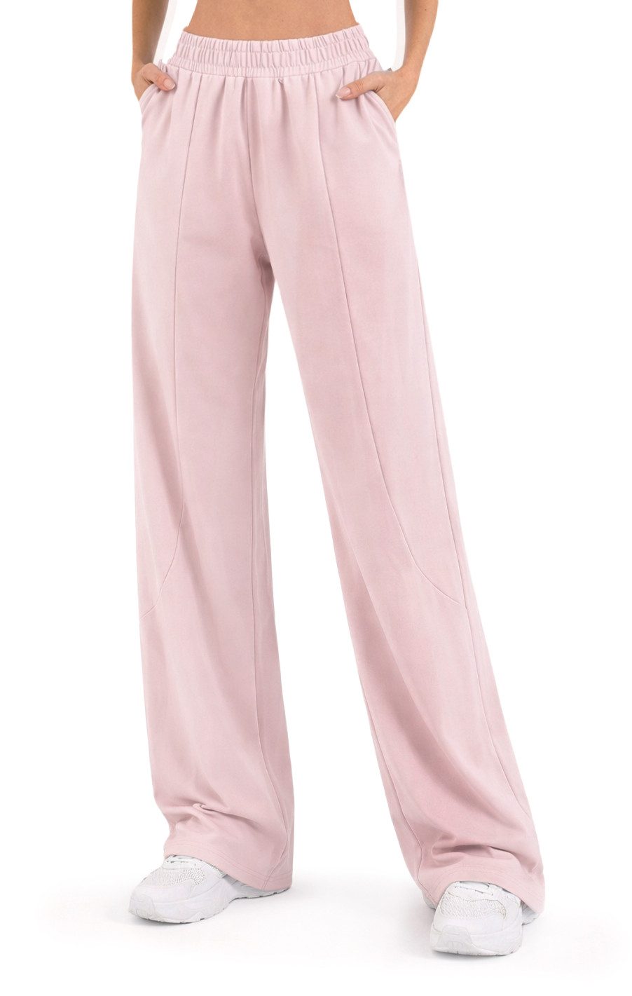 Smilodox Jogginghose Nexa, Wide-Leg Damen, Trainingshose mit High-Waist & Loose Fit, Gym Weites Bein, Weiches Material, Lockerer Sitz, Homewear, Streetwear