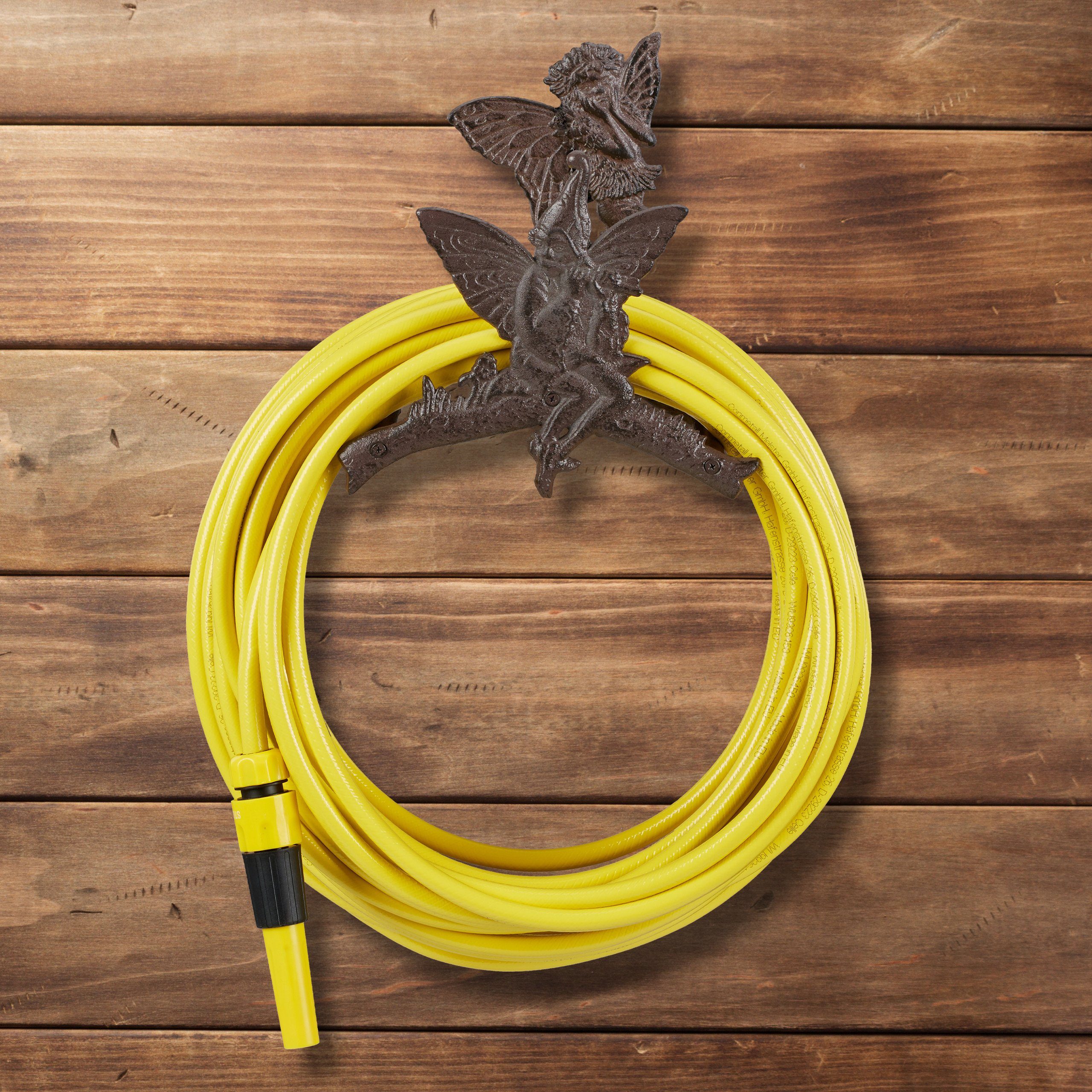 relaxdays Schlauchhalterung Schlauchhalter mit Motiv