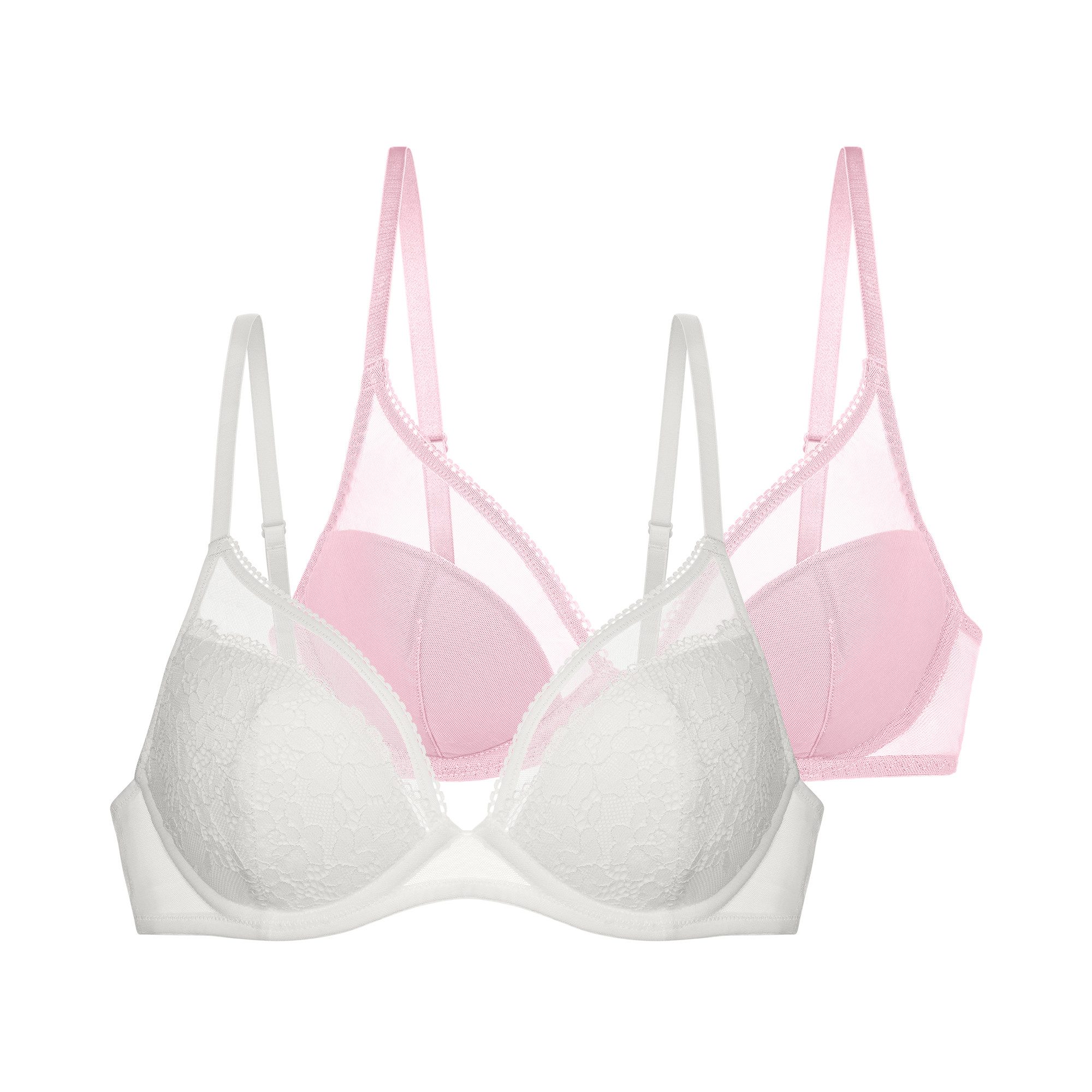 Dorina Bügel-BH Padded Plunge (2er Pack) leicht gepolstert, Mesh Details