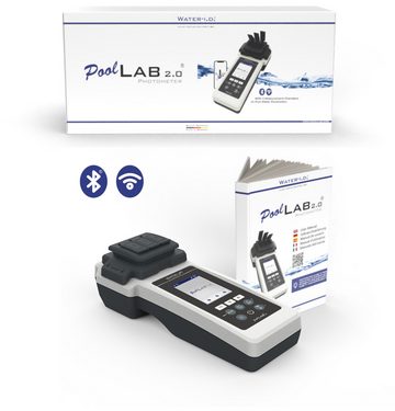 MediMuc Photometer PoolLab 2.0 mit Extra Küvette oder Extra Refill Pack von Water I.D.