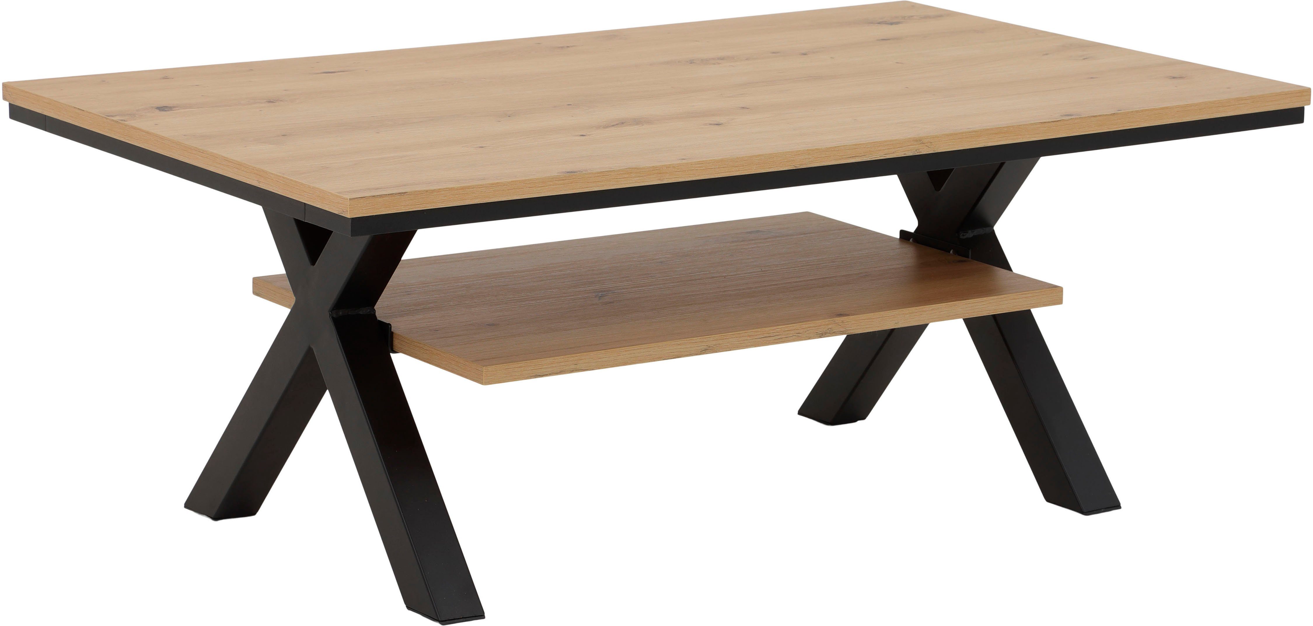 HELA Couchtisch MATS (1-St), großer Ablageboden günstig online kaufen