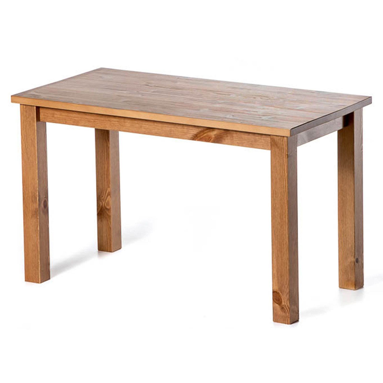 hagge home Couchtisch hagge home Vesa, Beistelltisch Skandinavisch Kiefernholz massiv 75 x 38 x45 cm Braun