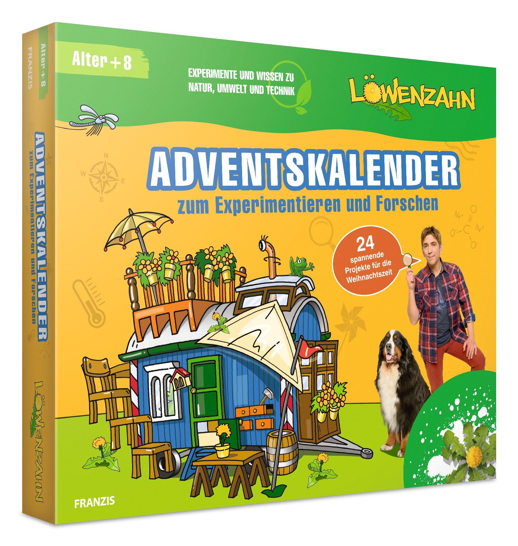 Franzis Adventskalender Löwenzahn Adventskalender zum Experimentieren und Forschen