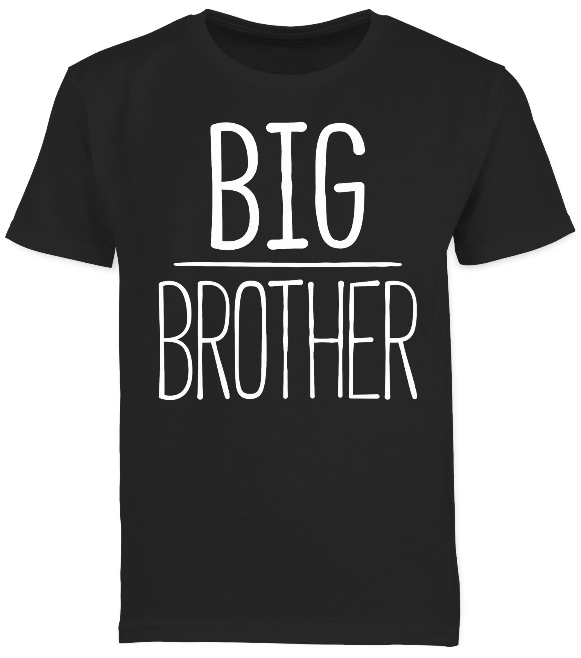 Bruder Brother Großer 1 Shirtracer Big Schwarz T-Shirt