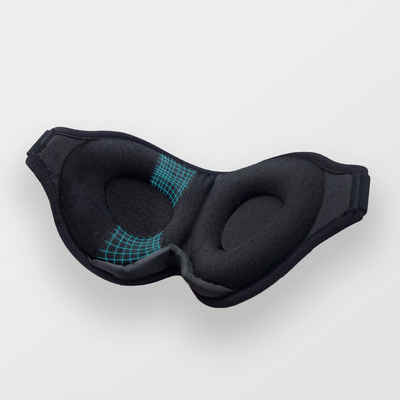shapevital.de Schlafmaske Schlafmaske Deluxe mit angenehmer Augenpolsterung, individuell verstellbar und lichtdicht