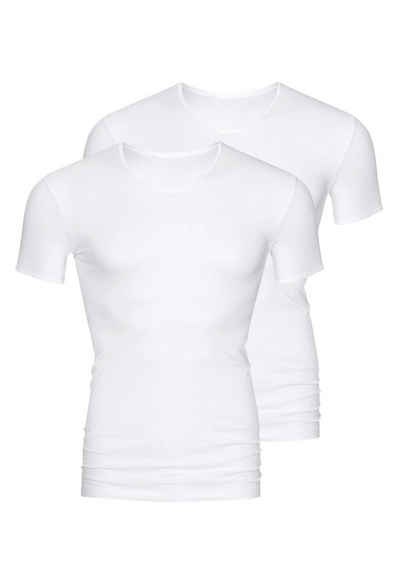 Mey Unterhemd 2er Pack Software (Spar-Set, 2-St) Unterhemd / Shirt Kurzarm - Ohne auftragende Seitennähte