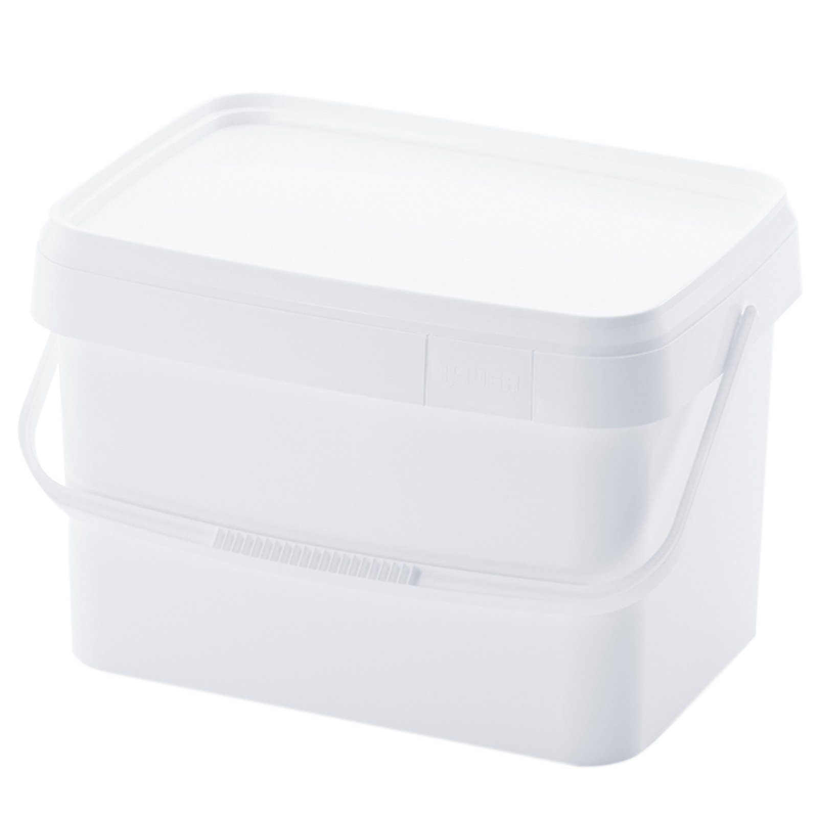 AUER Packaging GmbH Aufbewahrungsschüssel 1 x AUER 20 Liter Eimer mit Deckel 39 x 29 x 25 cm Weiß, (1-tlg., ineinander stapelbar), lebensmittelecht