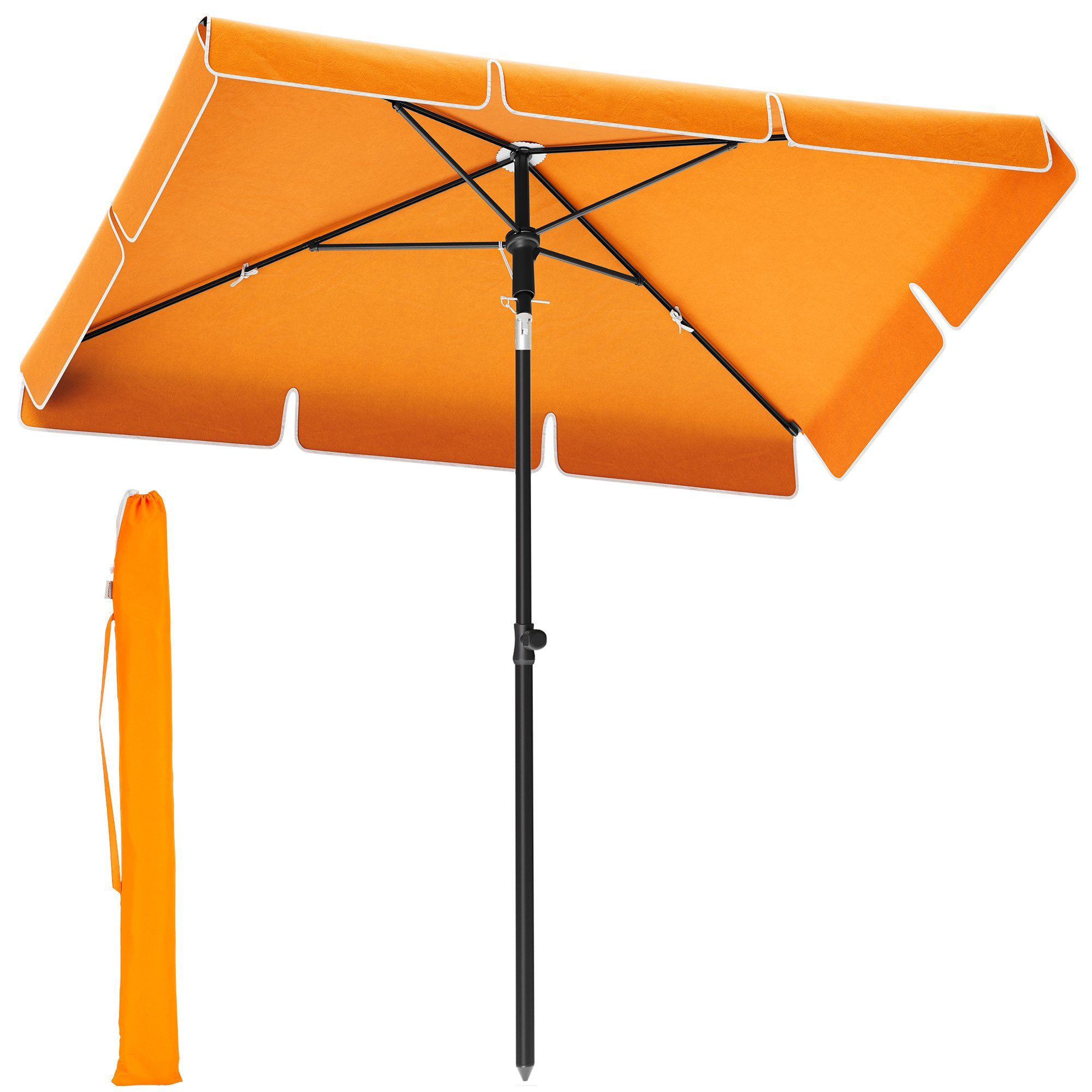SONGMICS Sonnenschirm, LxB: 200,00x125,00 cm, Balkonschirm, UPF 50+, Aufbew günstig online kaufen