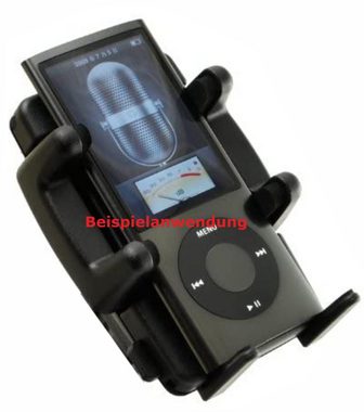 HR GRIP Universal Handy Halteschale für kleine Geräte von 38 bis 68 mm Breite Handy-Halterung