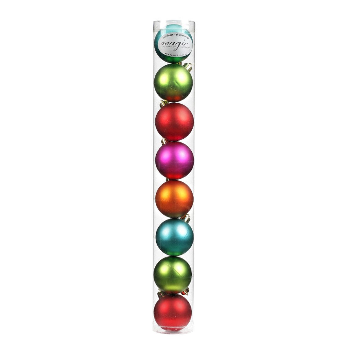 INGE-GLAS® Weihnachtsbaumkugel Weihnachtskugeln MilleFiori, Ø 6 cm, 8 Stück günstig online kaufen