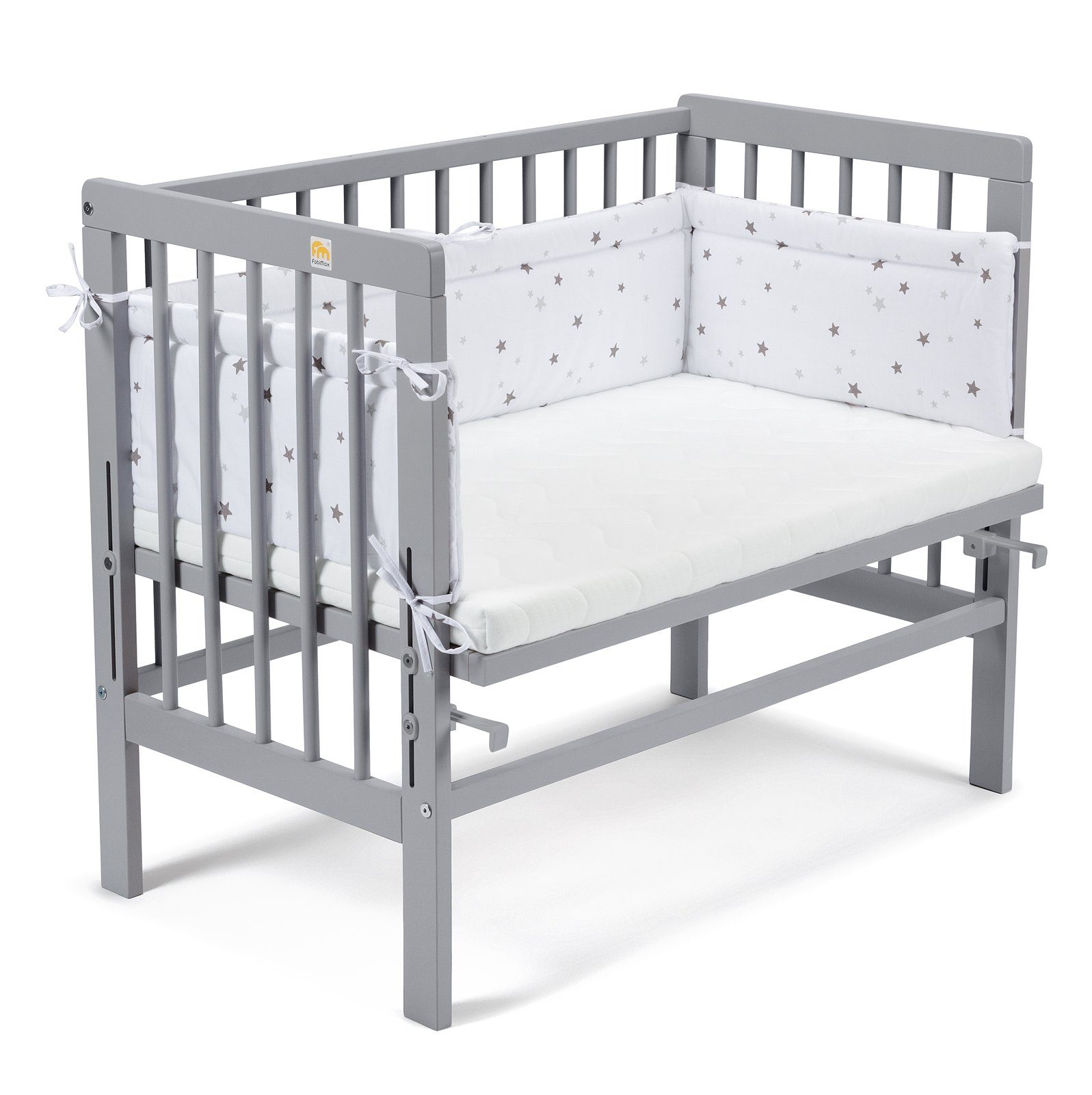 Beistellbett Basic grau
