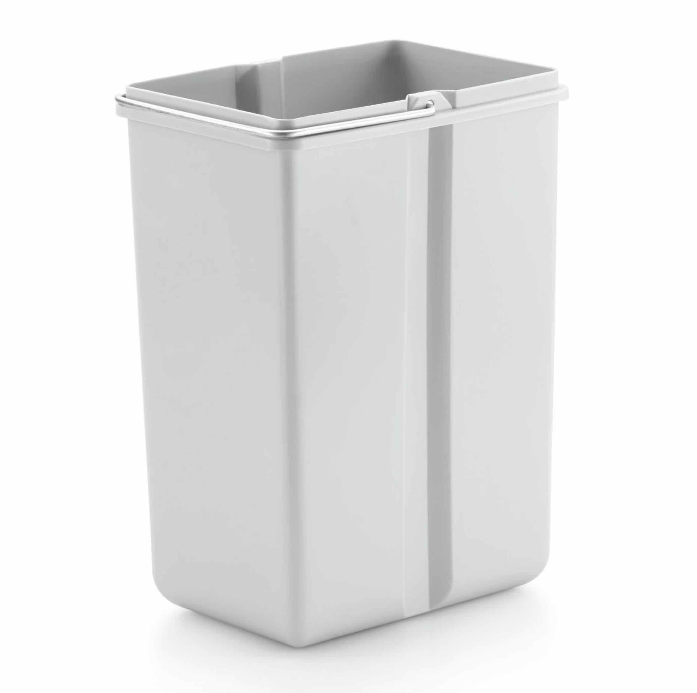 WESCO Einbaumülleimer WESCO® Ersatzbehälter, alu grau, 8 Liter
