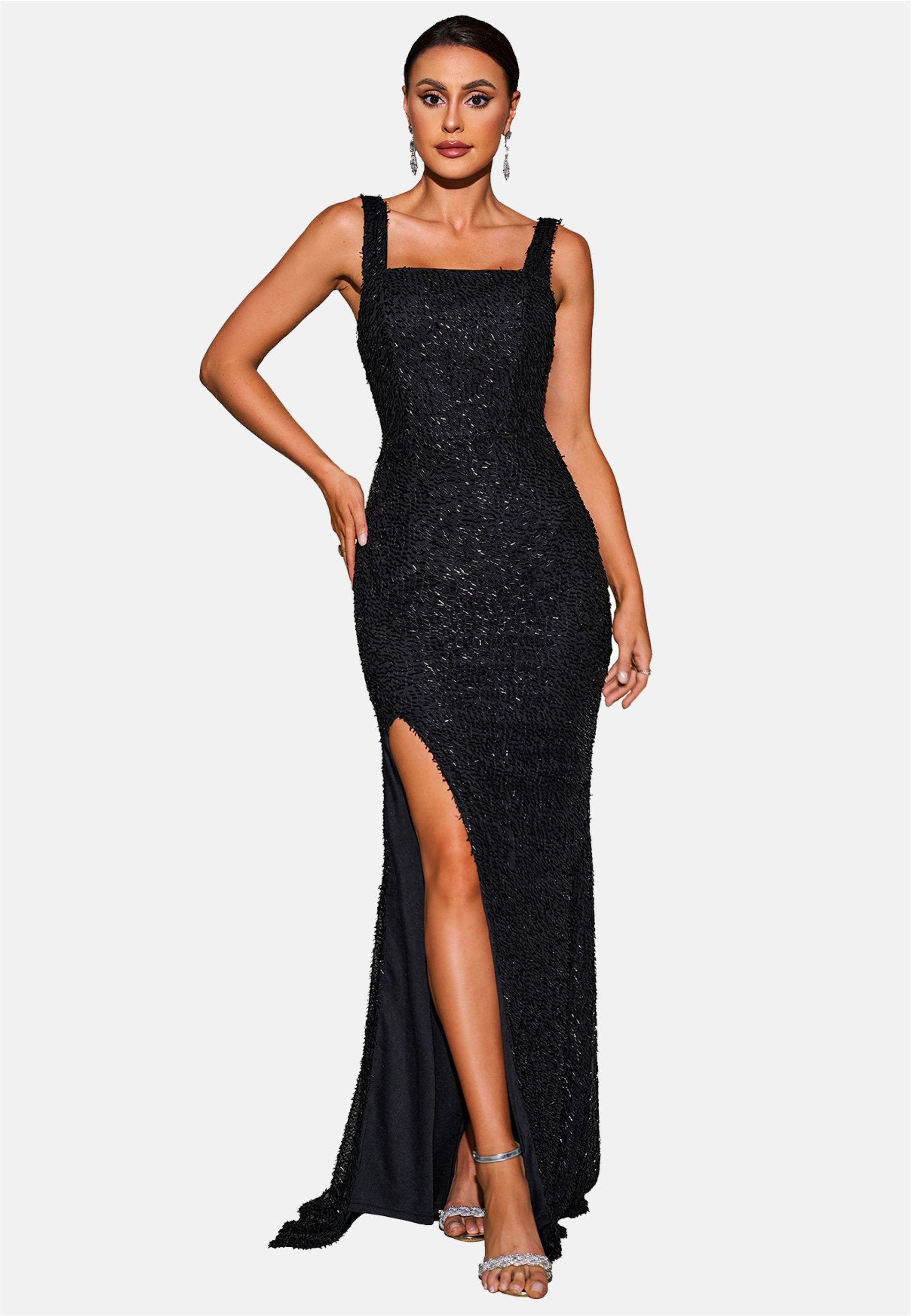Jerseykleid Freya Long Slit Dress