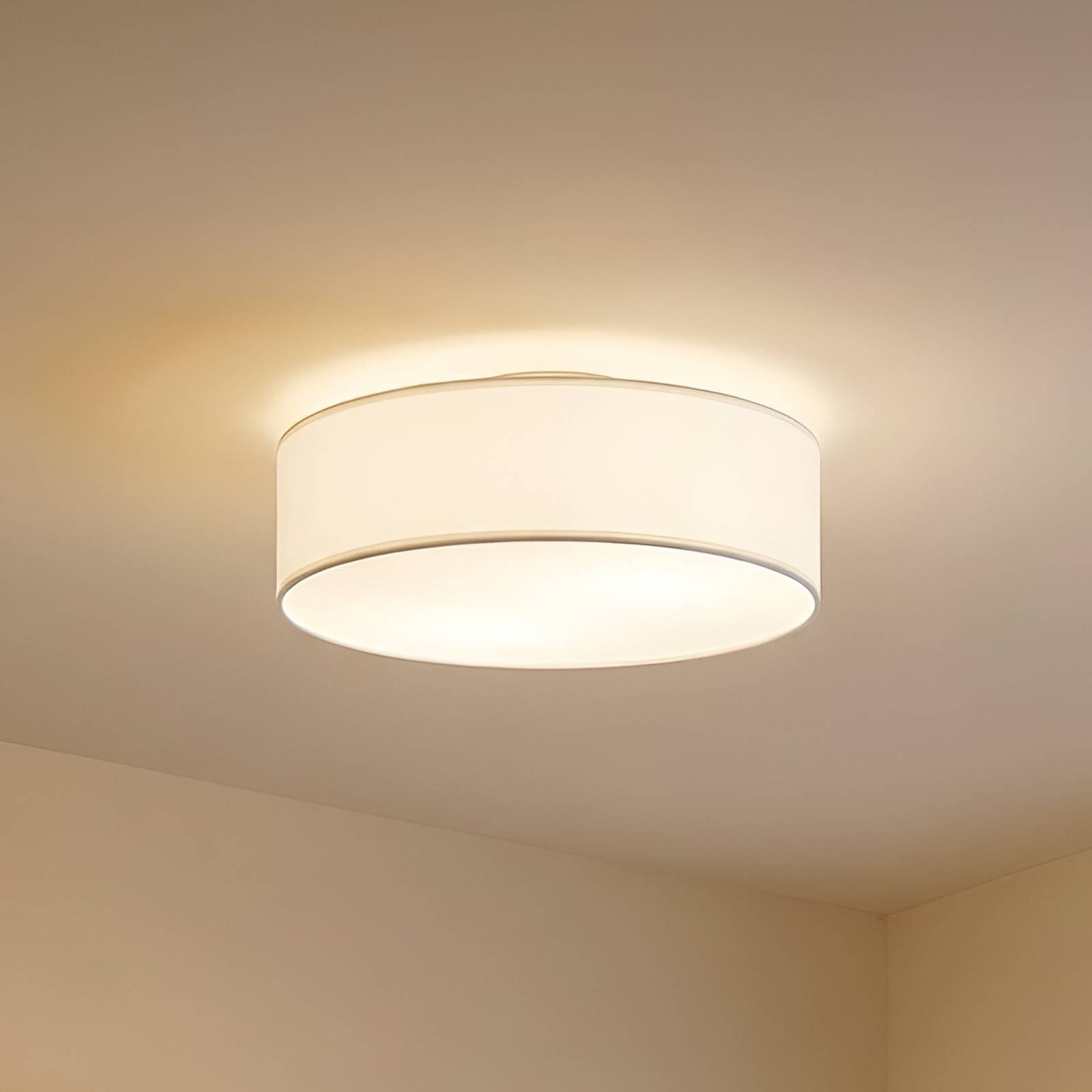 Lindby Deckenleuchten Sebatin, Creme IP20, 3 x 15 W LED