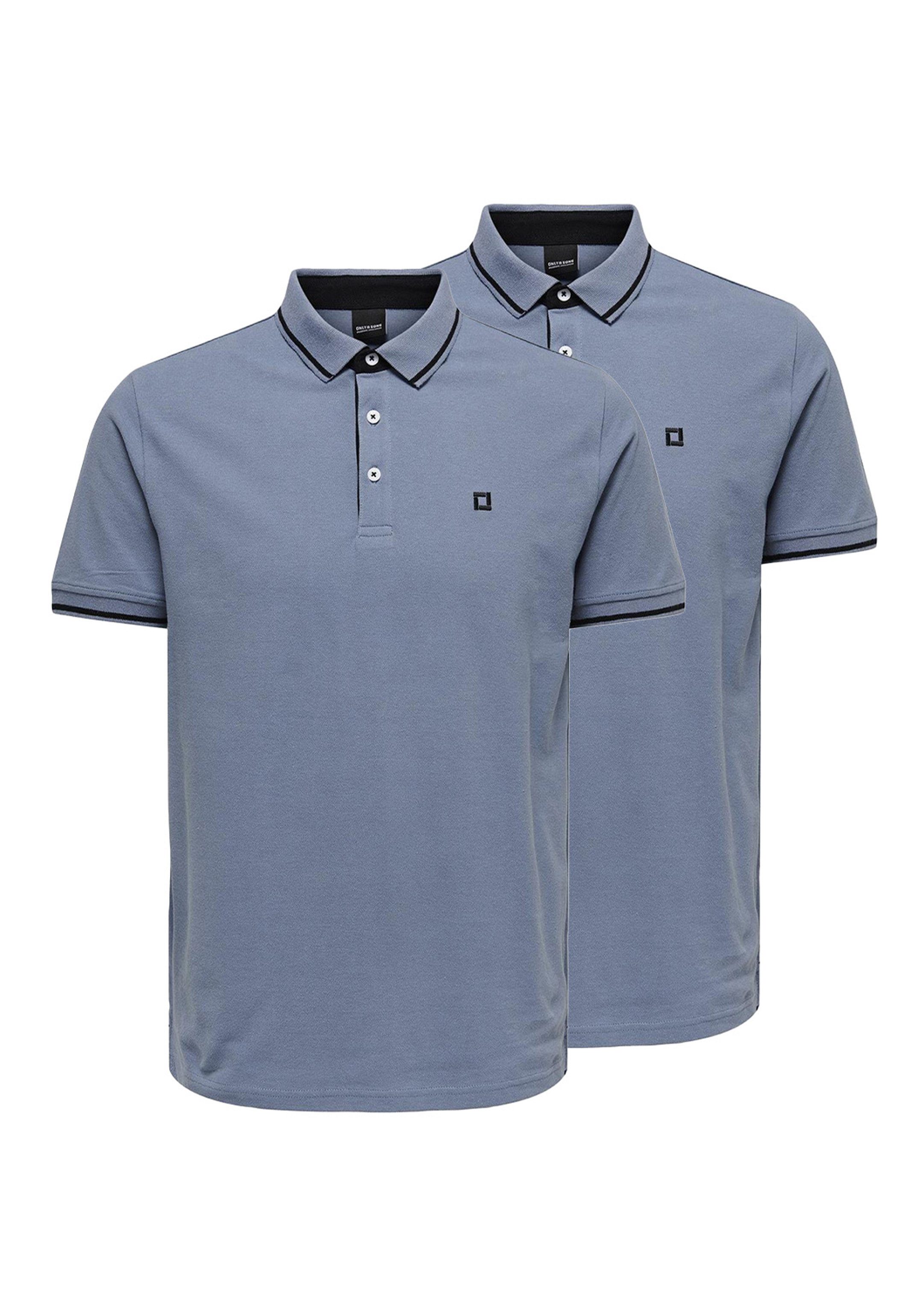 ONLY & SONS Poloshirt 2er Pack günstig online kaufen