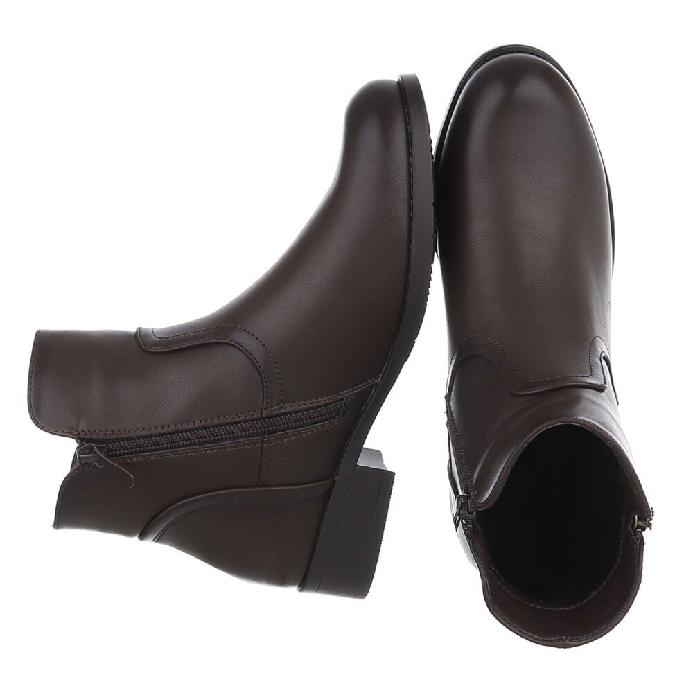 Ital-Design Elegante Ankle-Boots mit Reißverschluss für Damen Stiefelette ( günstig online kaufen
