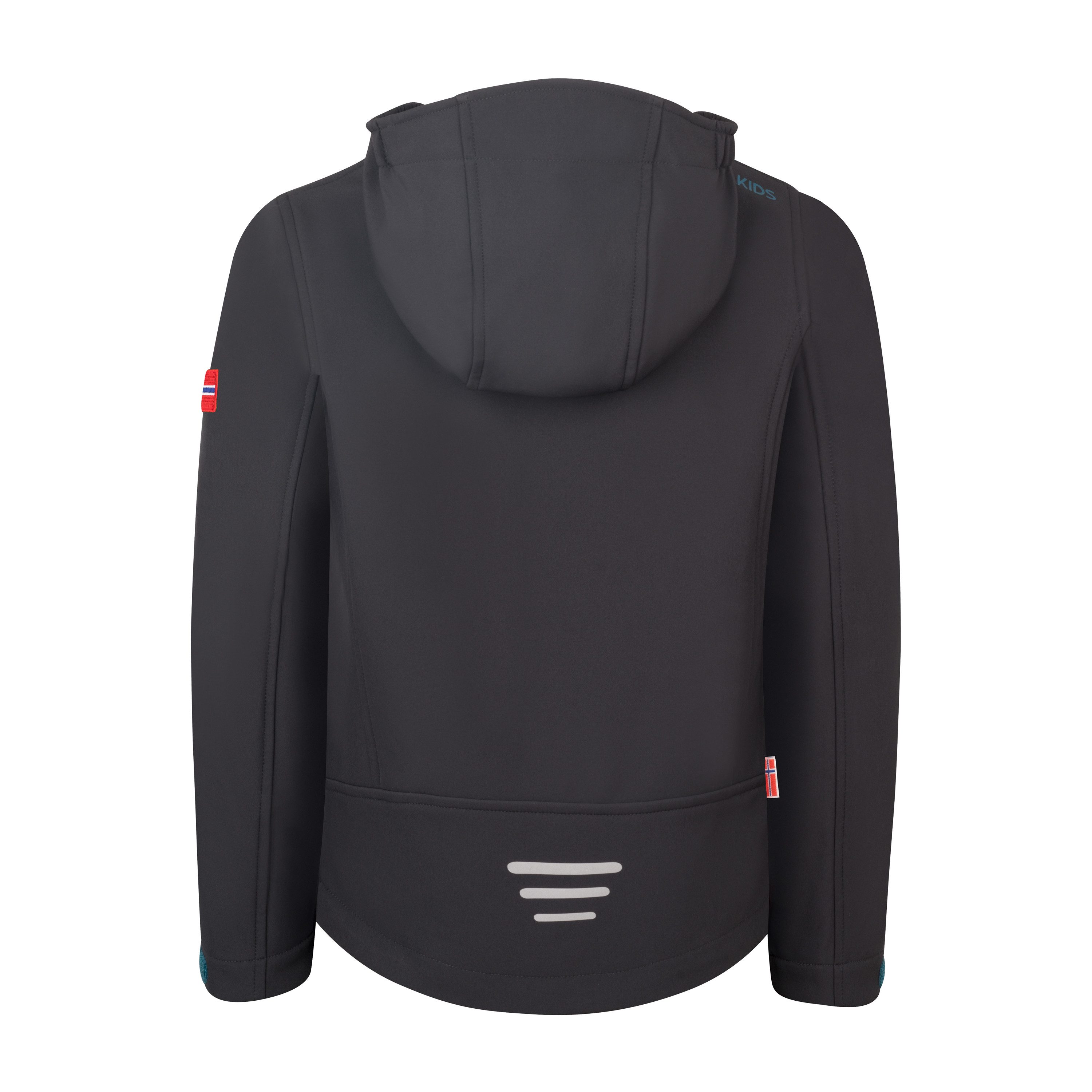 TROLLKIDS Softshelljacke Kids Trollfjord Jacket Langarm-Design, mit Reißverschluss, wärmeisolierend
