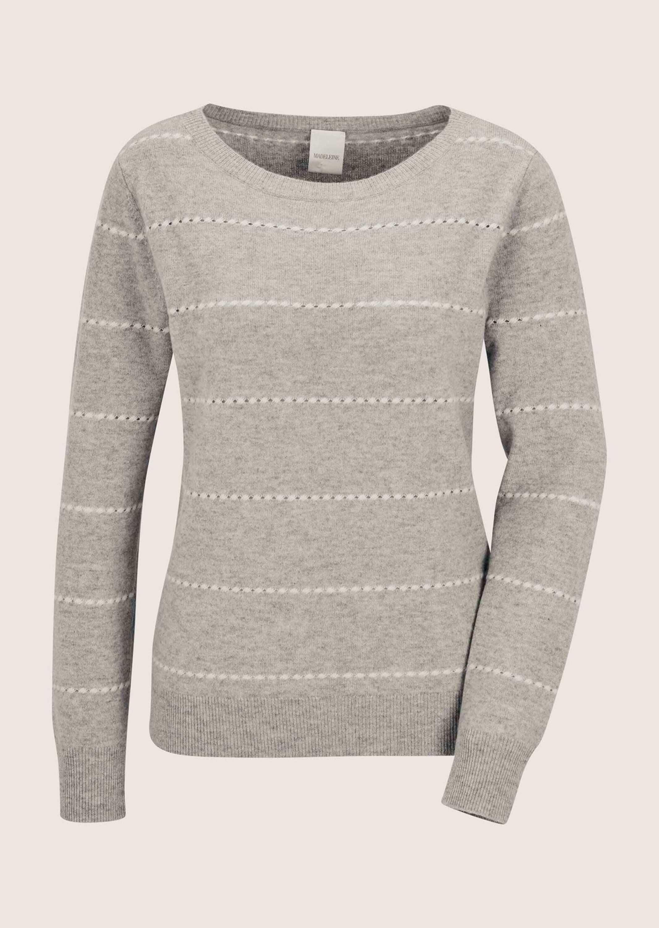 Strickpullover Luxuriöser Kaschmirpullover mit Ajour-Muster