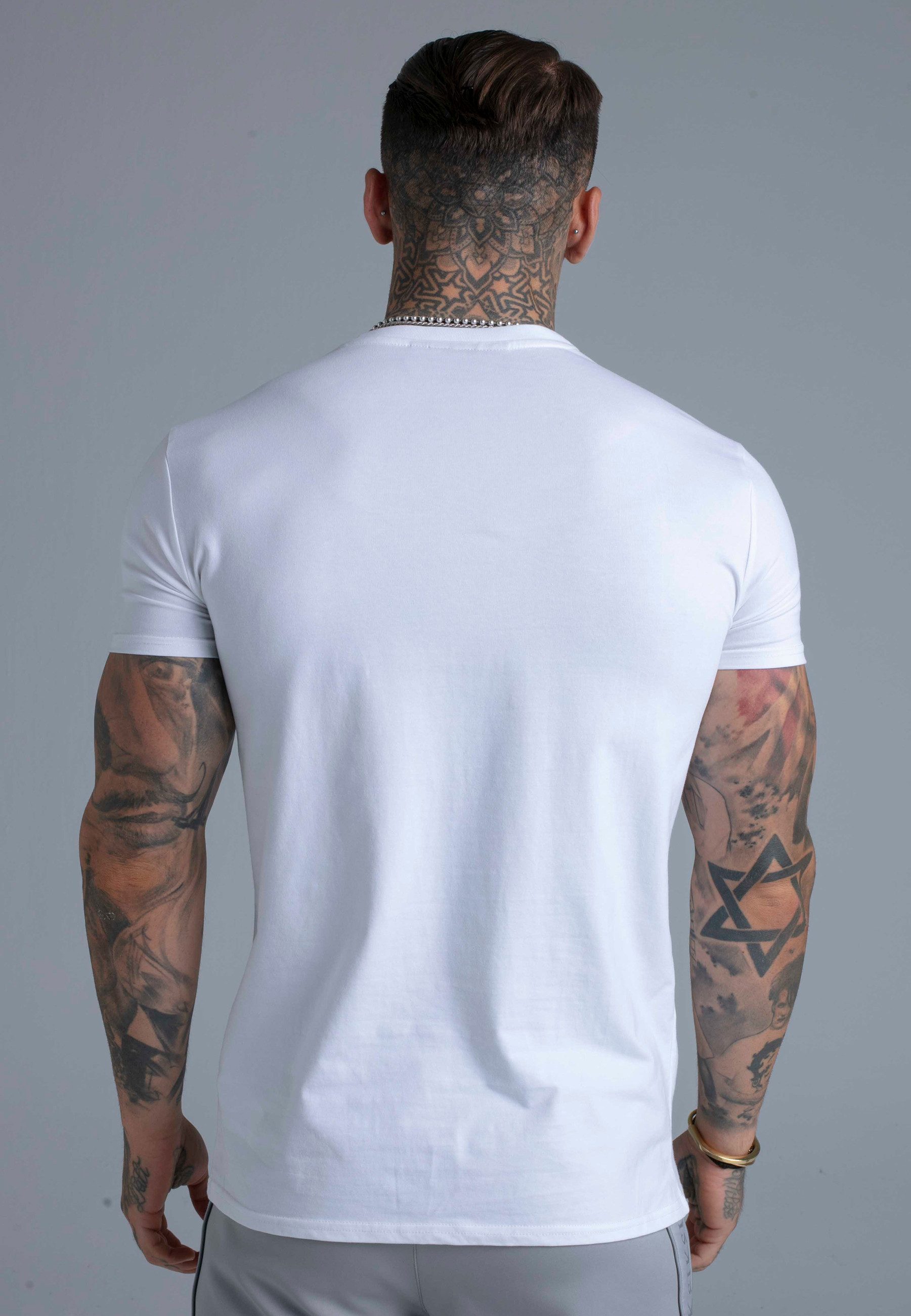 Siksilk T-Shirt SikSilk Herren Essentials T-Shirt – Bild 5 von 5