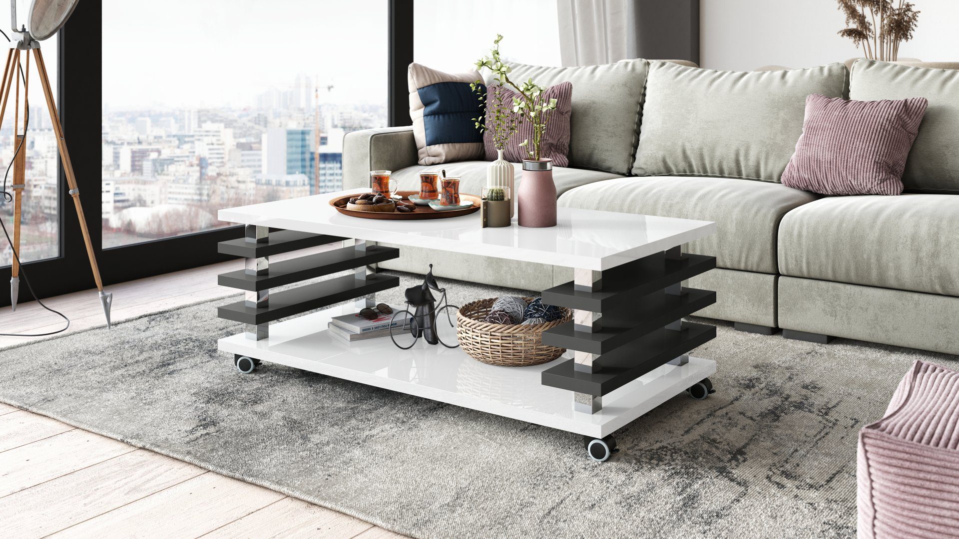 designimpex Couchtisch DC-3 Design Wohnzimmertisch Tisch günstig online kaufen