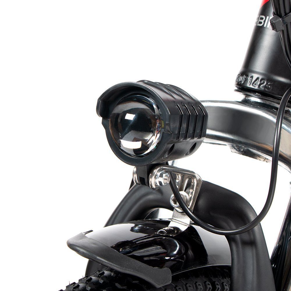Rücklicht Shimano Gotagee mit Schwarz Räder,geeignet Gewicht Körpergröße 150-210cm, für Rücksitz 7 E-Bike und verstellbare 20LVXD30-II Gänge Gang, (spar-set, 7 E-Bike mit Integrierte 20Zoll Elektrofahrrad 150kg), Schaltung, Sitzhöhe, LCD-Instrument,