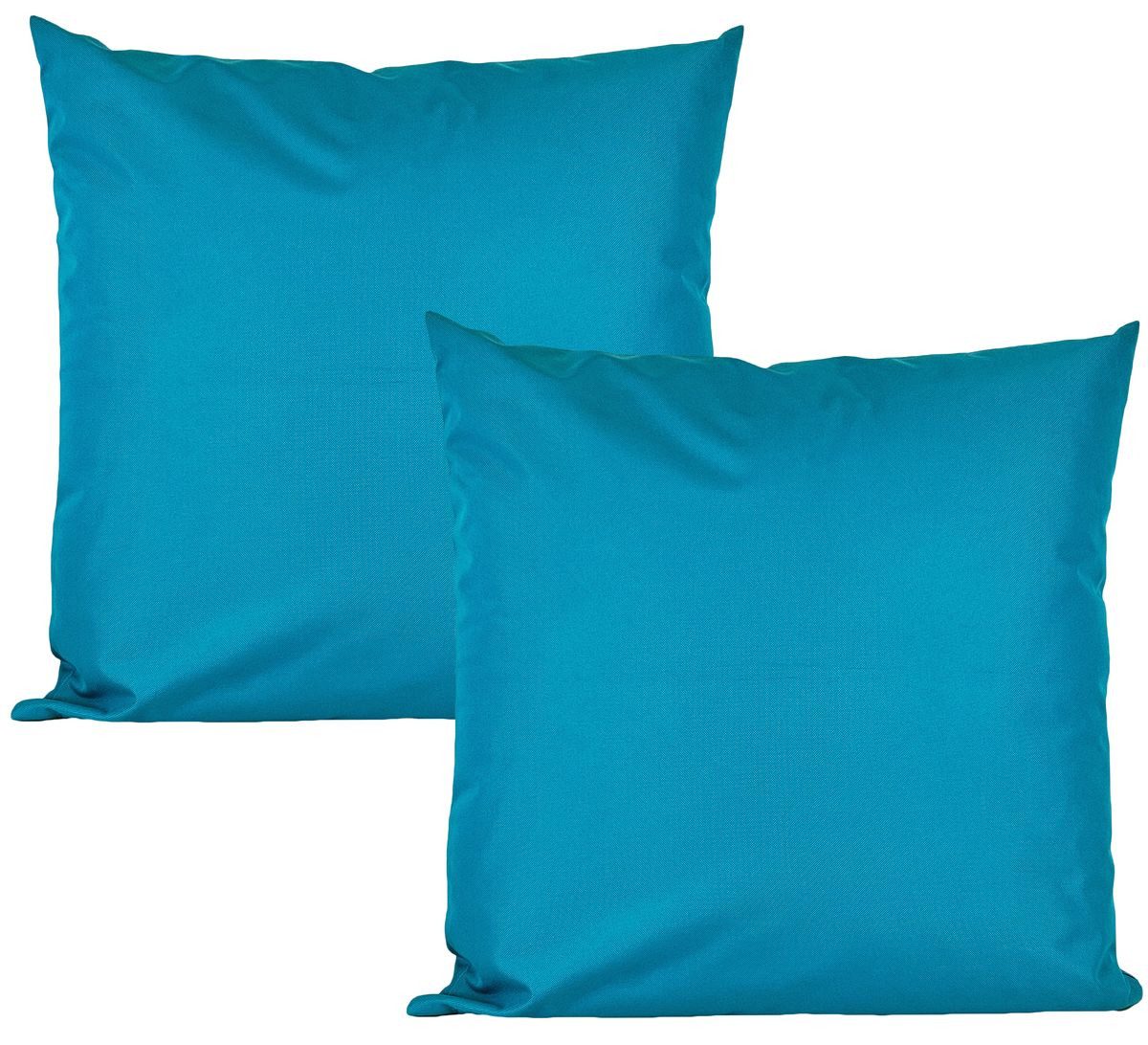 JACK Kissenbezüge 2er Set 50x50cm Outdoor Wasserfest, (2 Stück), 2x Kissenhülle, strapazierfähig, wasserabweisend, Innen & Außen