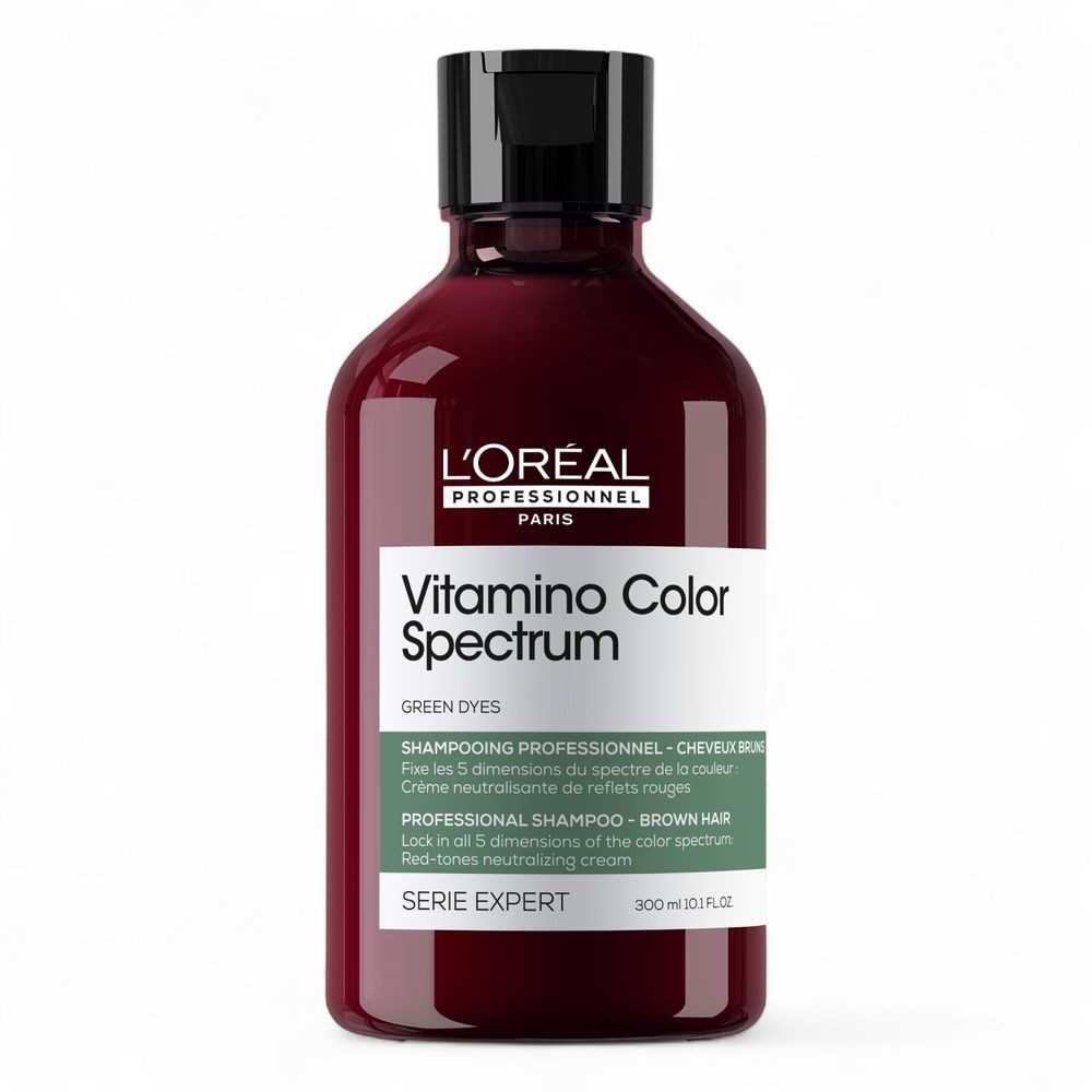L'ORÉAL PROFESSIONNEL PARIS Haarshampoo Loreal Vitamino Color Spectrum Green Dyes Neutralizing Shampoo 300 ml