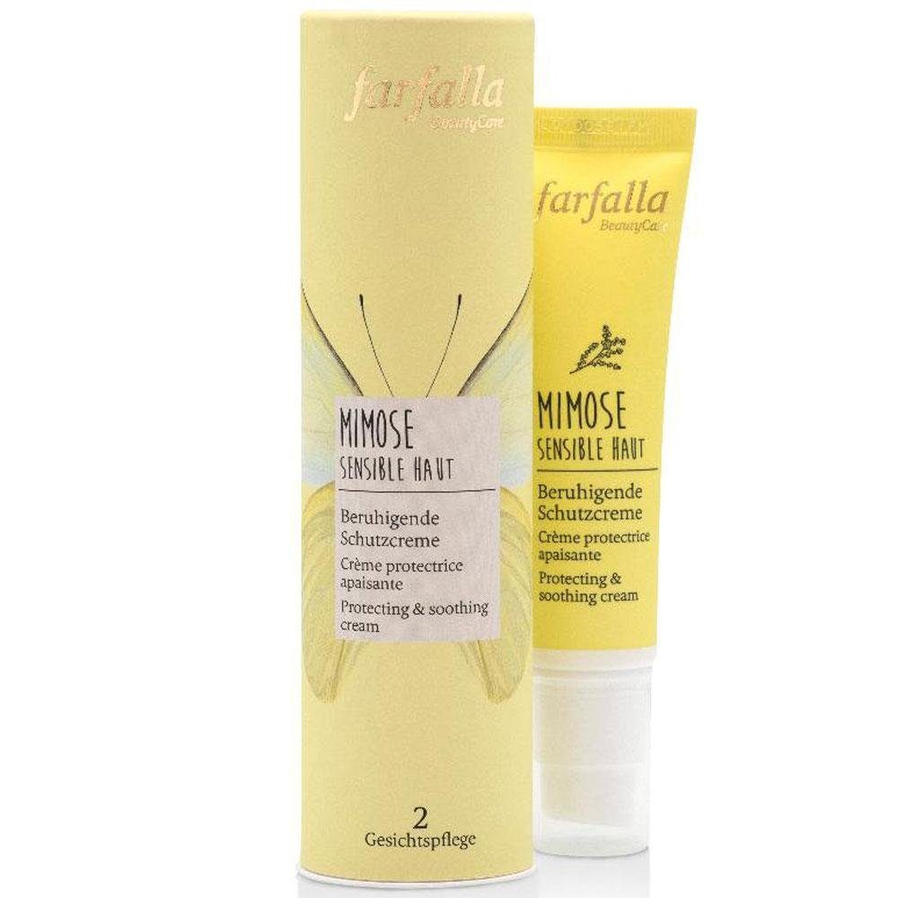 Farfalla Essentials AG Gesichtspflege Mimose Sensible Haut Beruhigende Schutzcreme, 30 ml